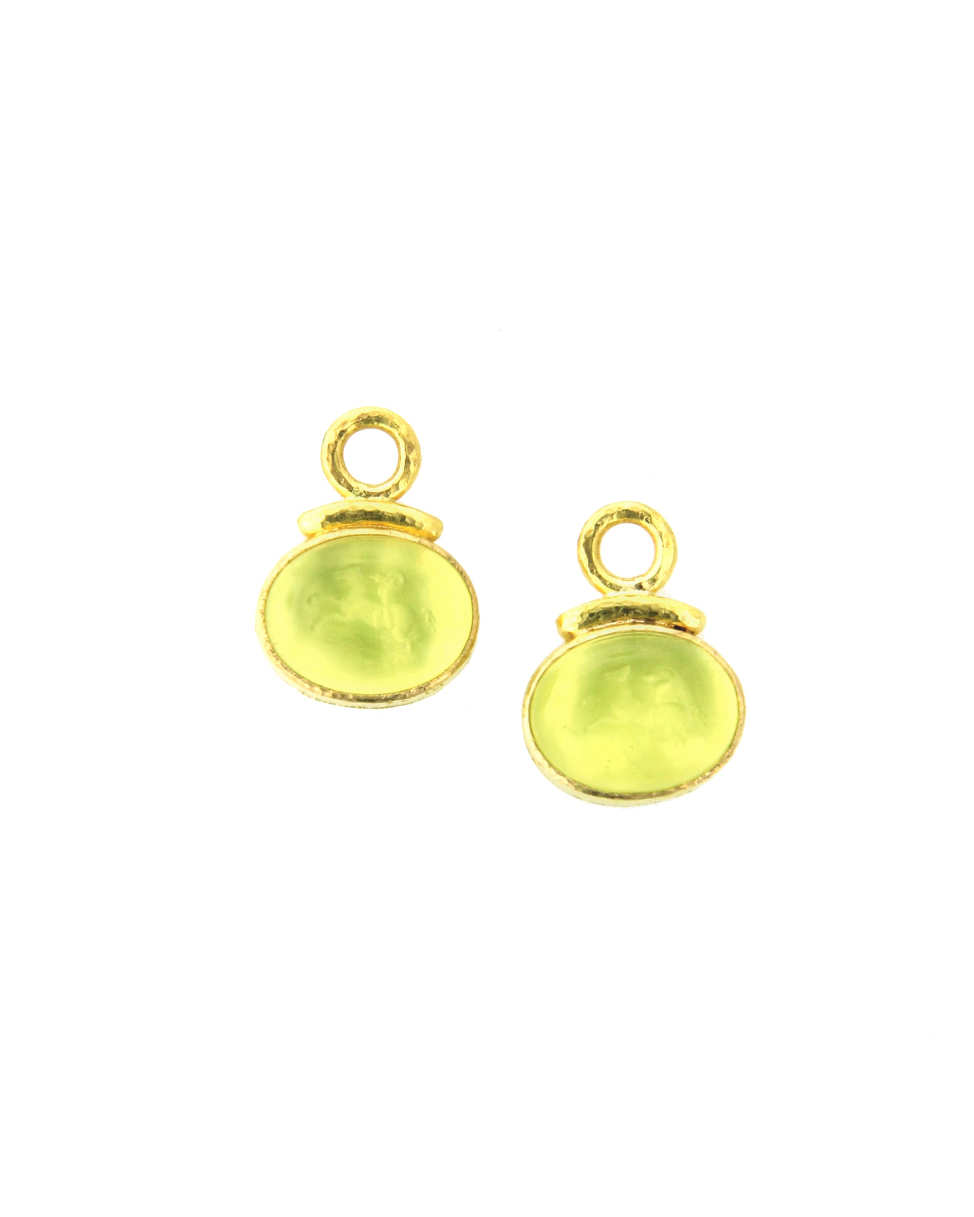Lime 'Cab Equestrian' Earring Charms