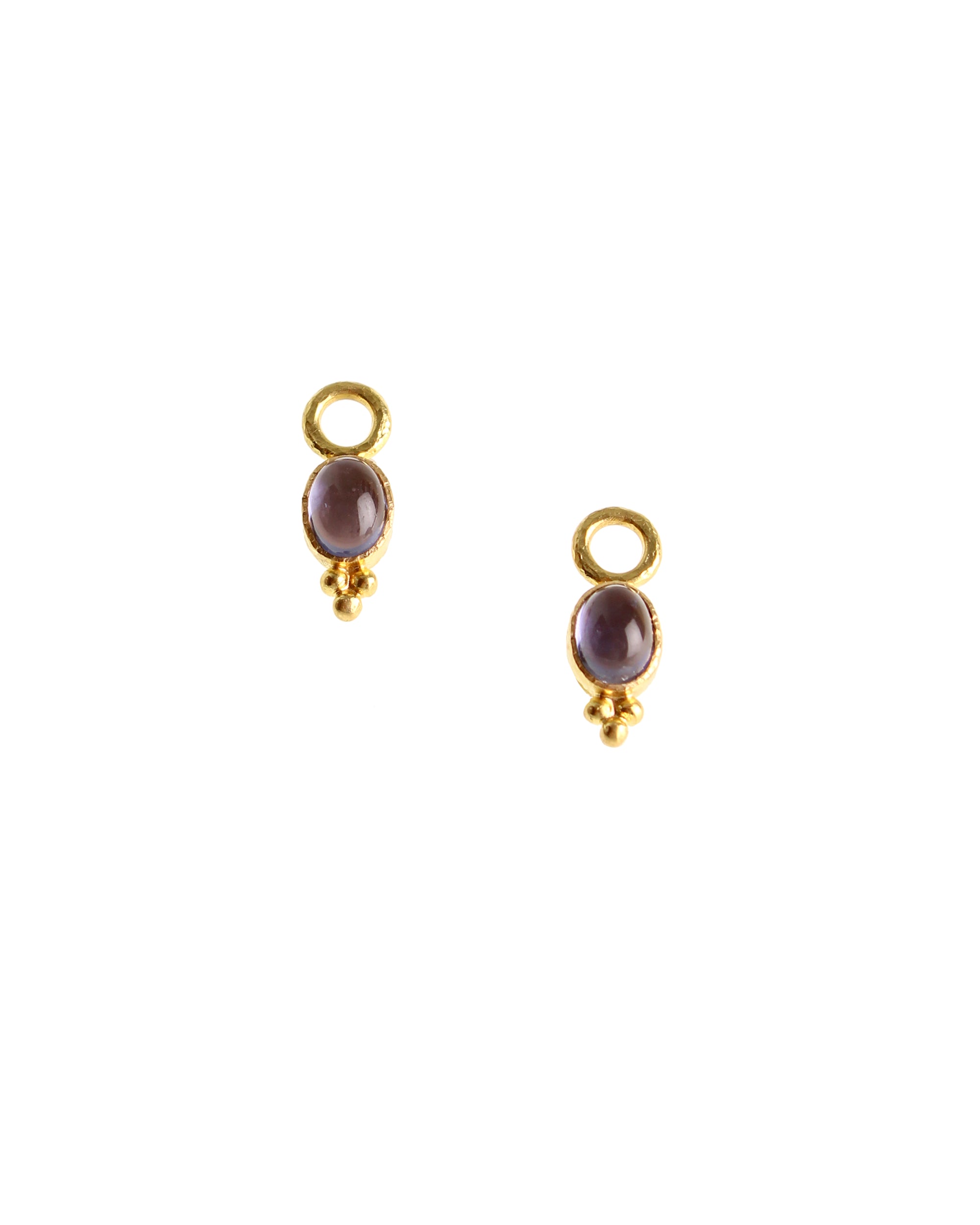 Iolite Earring Charms