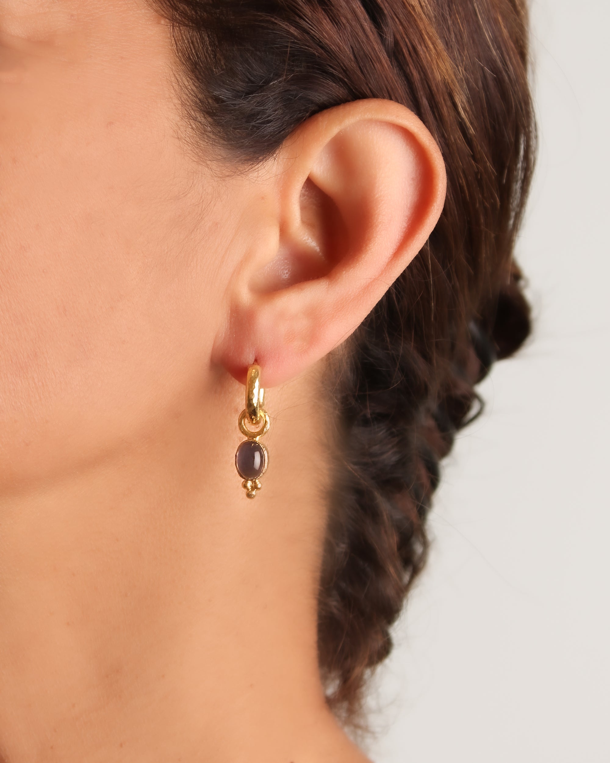 Iolite Earring Charms