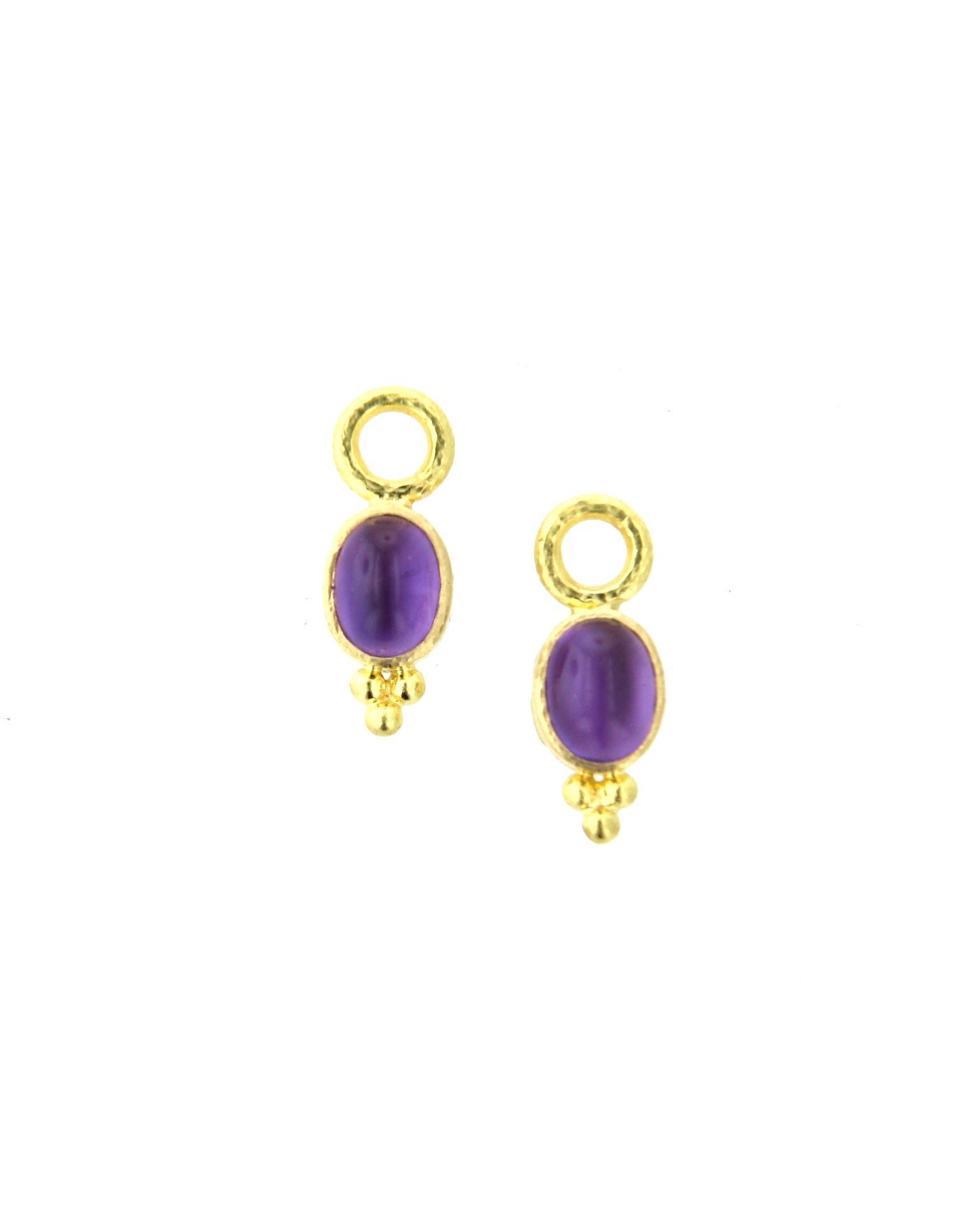 Amethyst Earring Charms