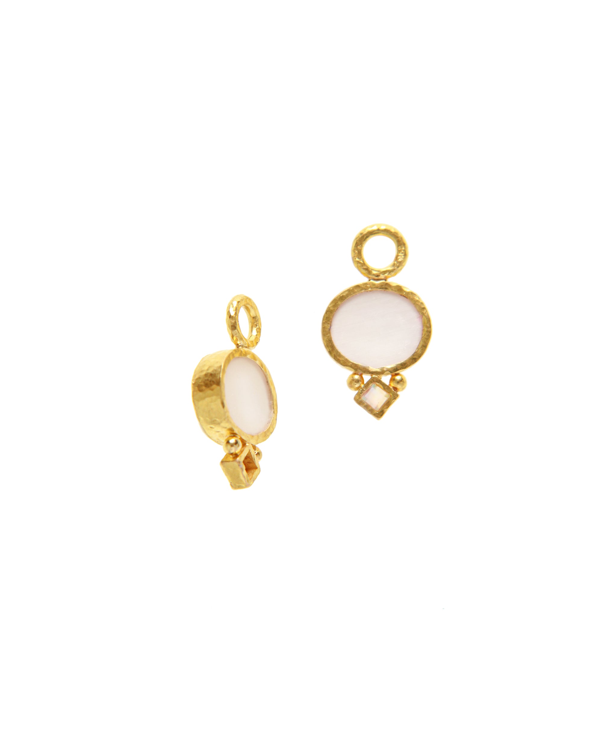 Light Aqua 'Dolphin' Earring Charms