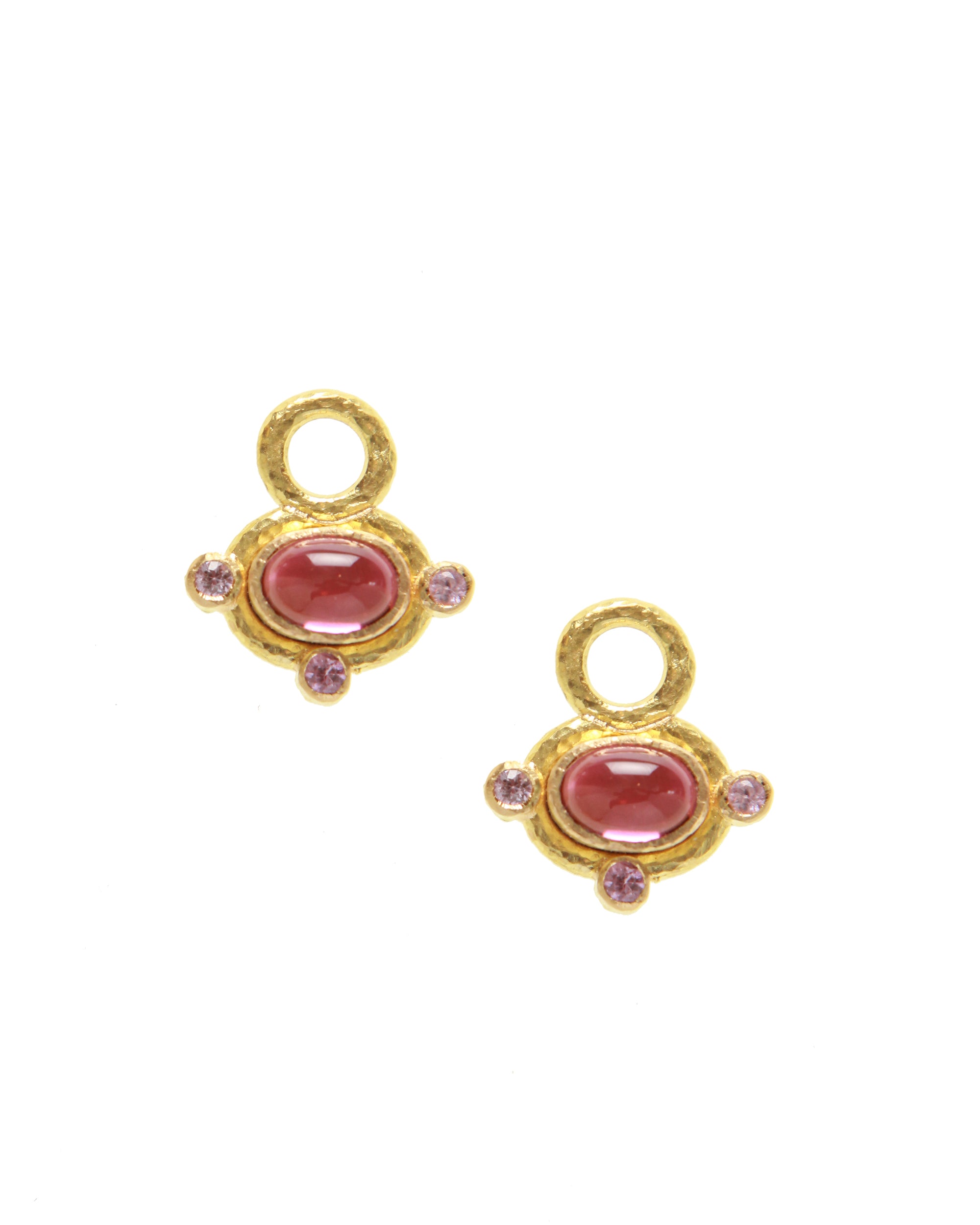 Pink Tourmaline Earring Charms