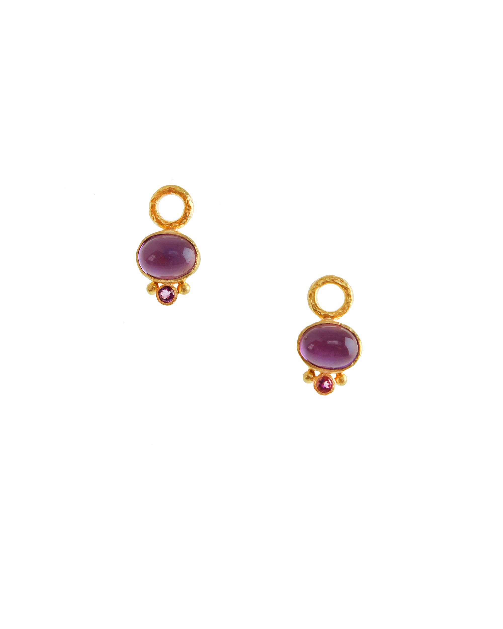 Amethyst Earring Charms