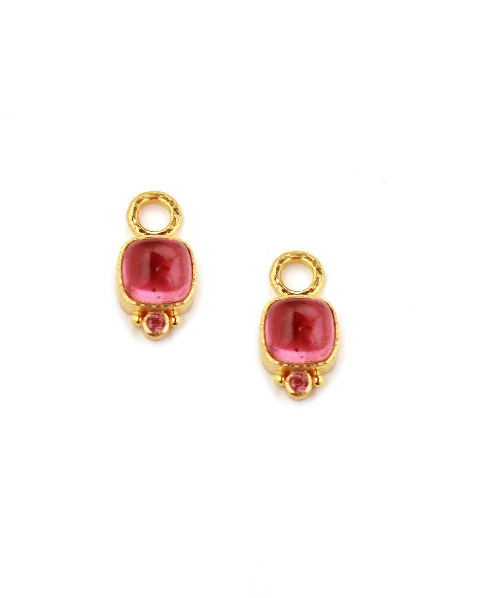 Pink Tourmaline Earring Charms