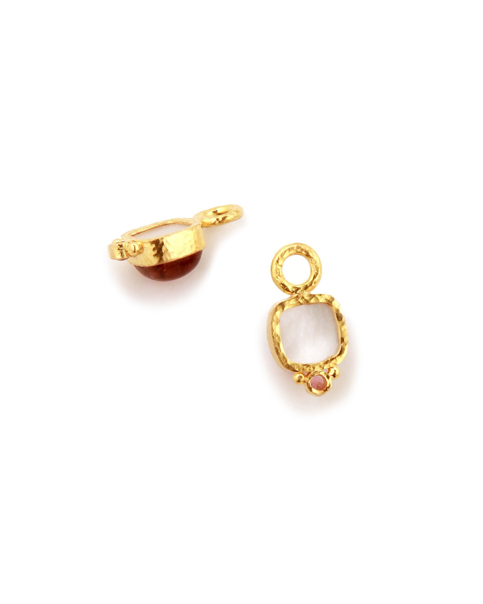 Pink Tourmaline Earring Charms