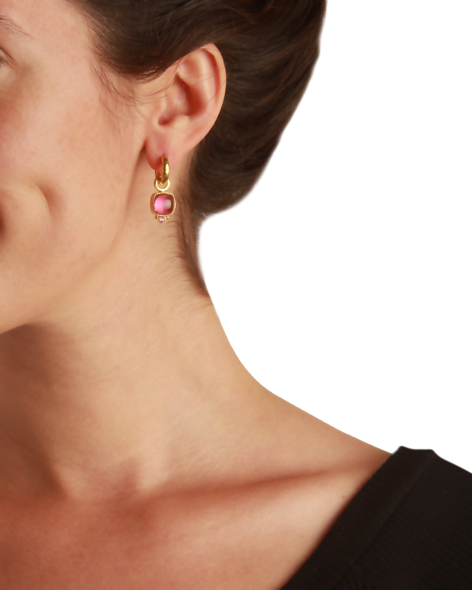 Pink Tourmaline Earring Charms