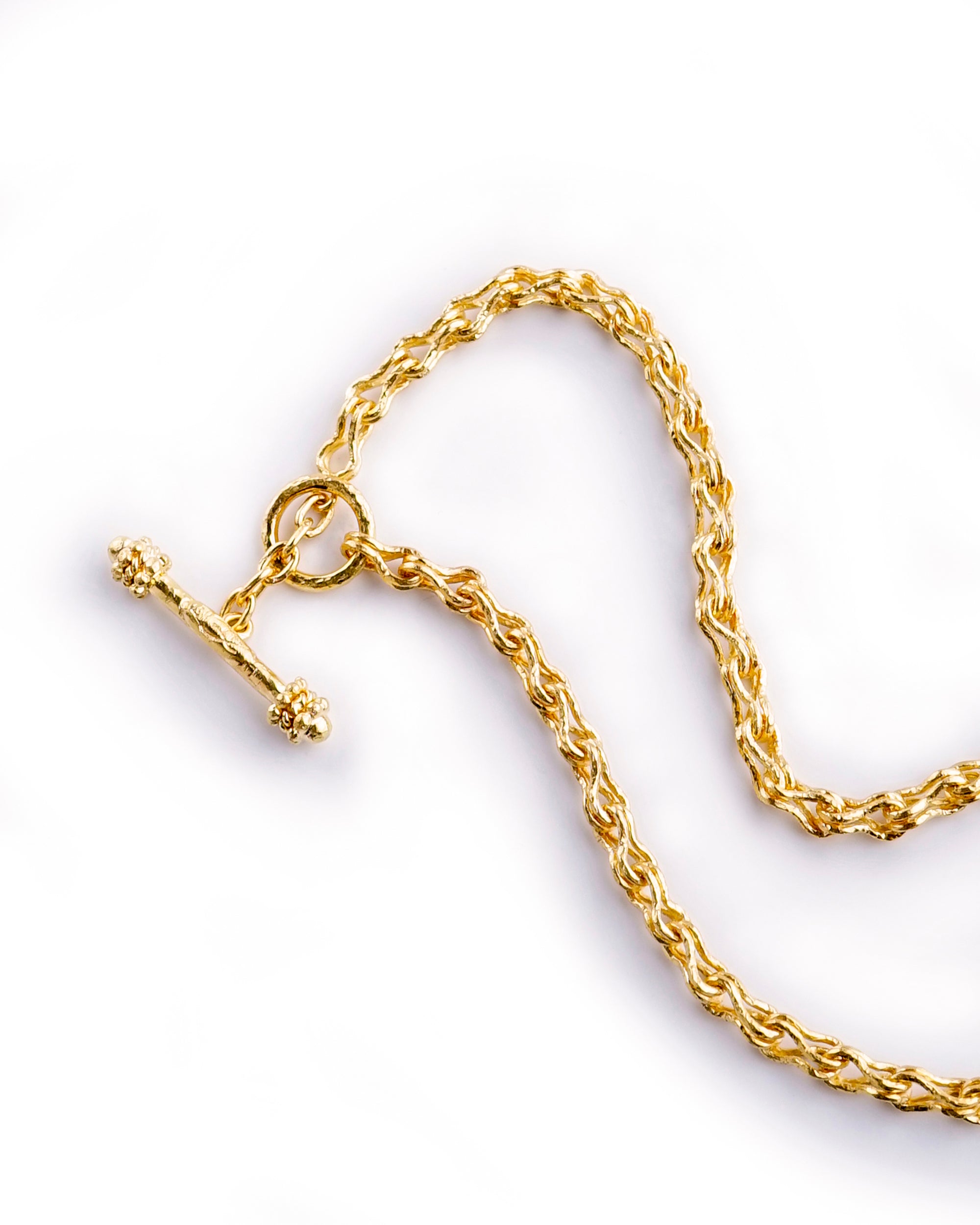 'Giulia' Link Necklace with Gold Toggle