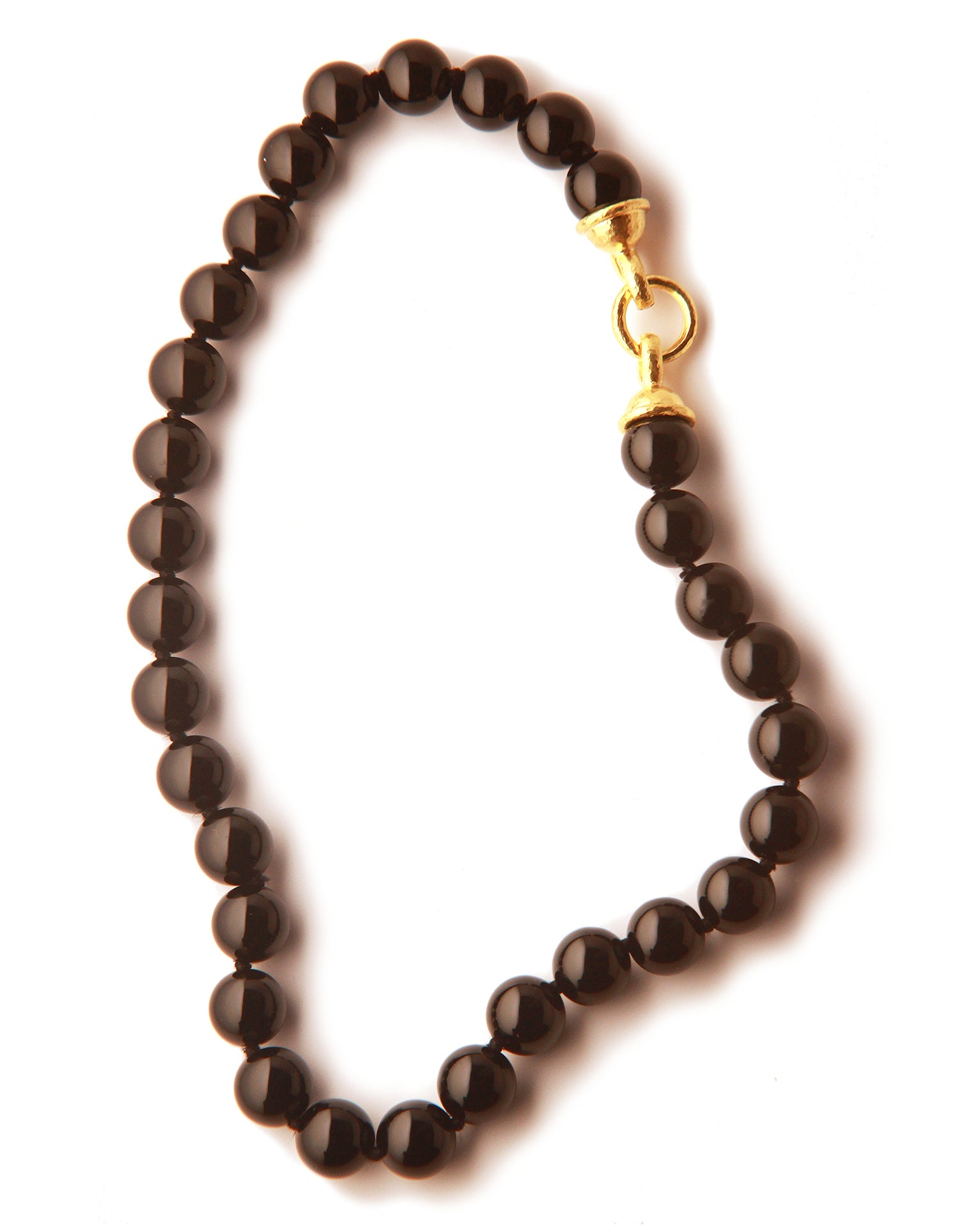 'Cassandra' Clasp with Onyx Beads