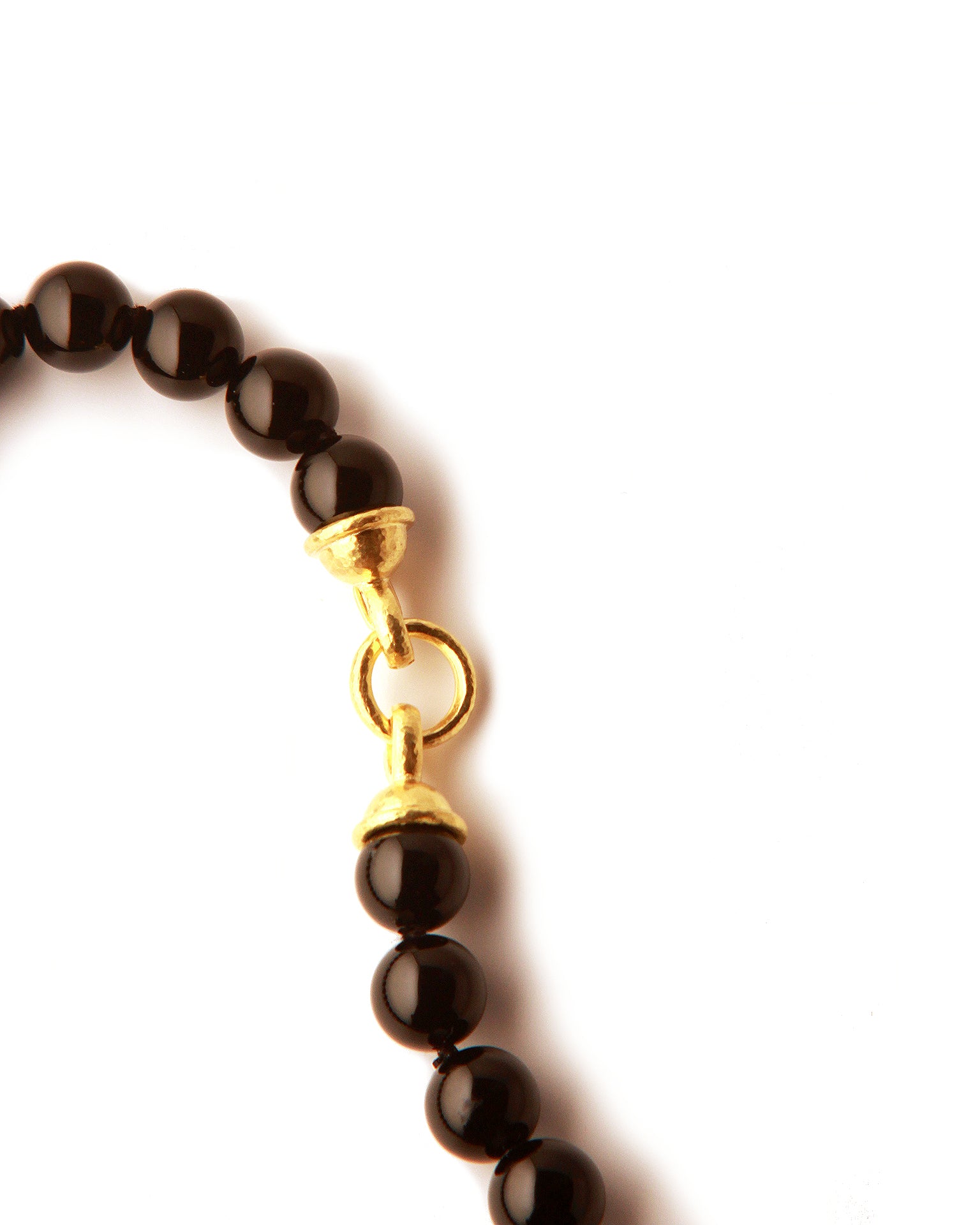 'Cassandra' Clasp with Onyx Beads