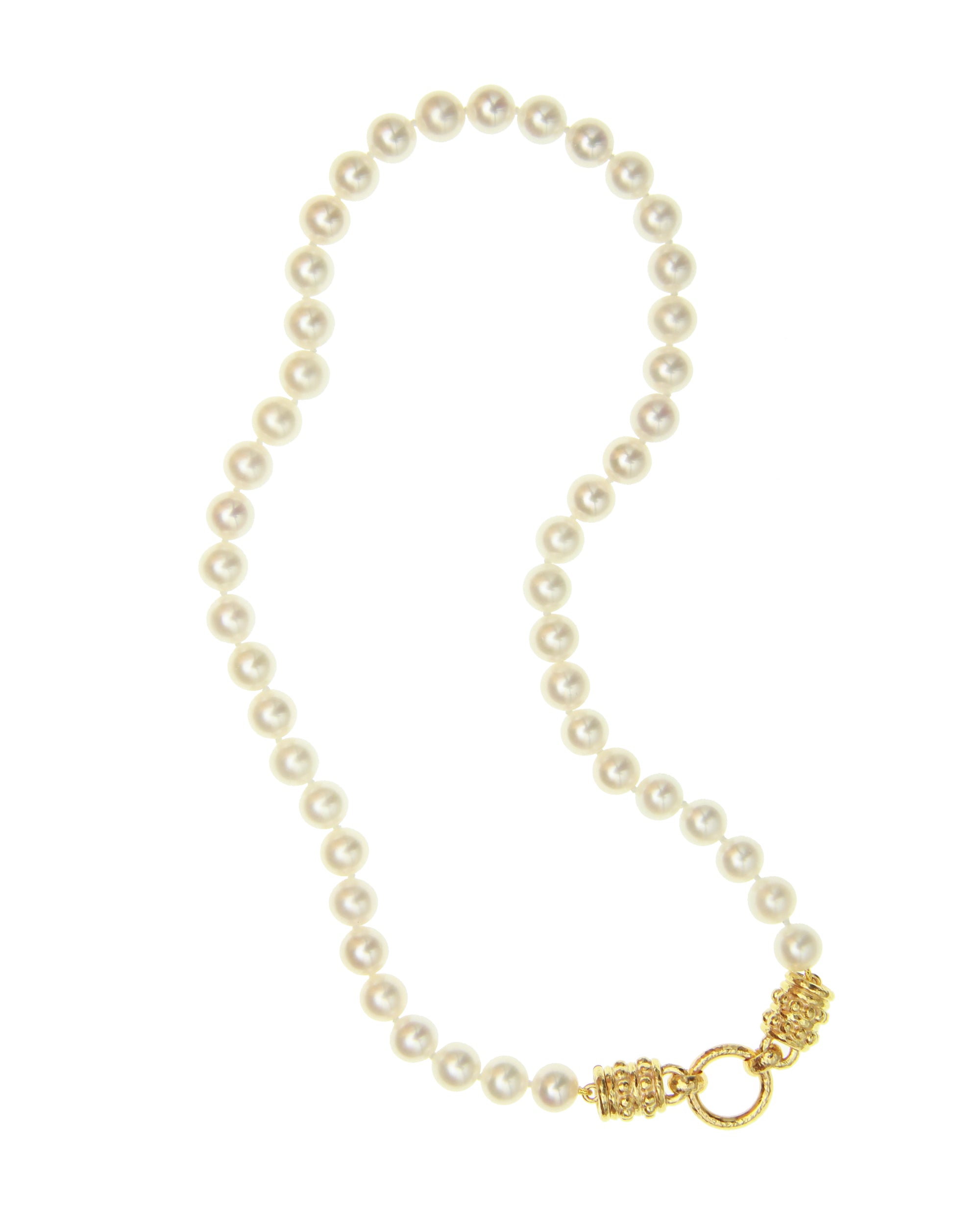 Pearl Necklace with 'Bettina' Clasp