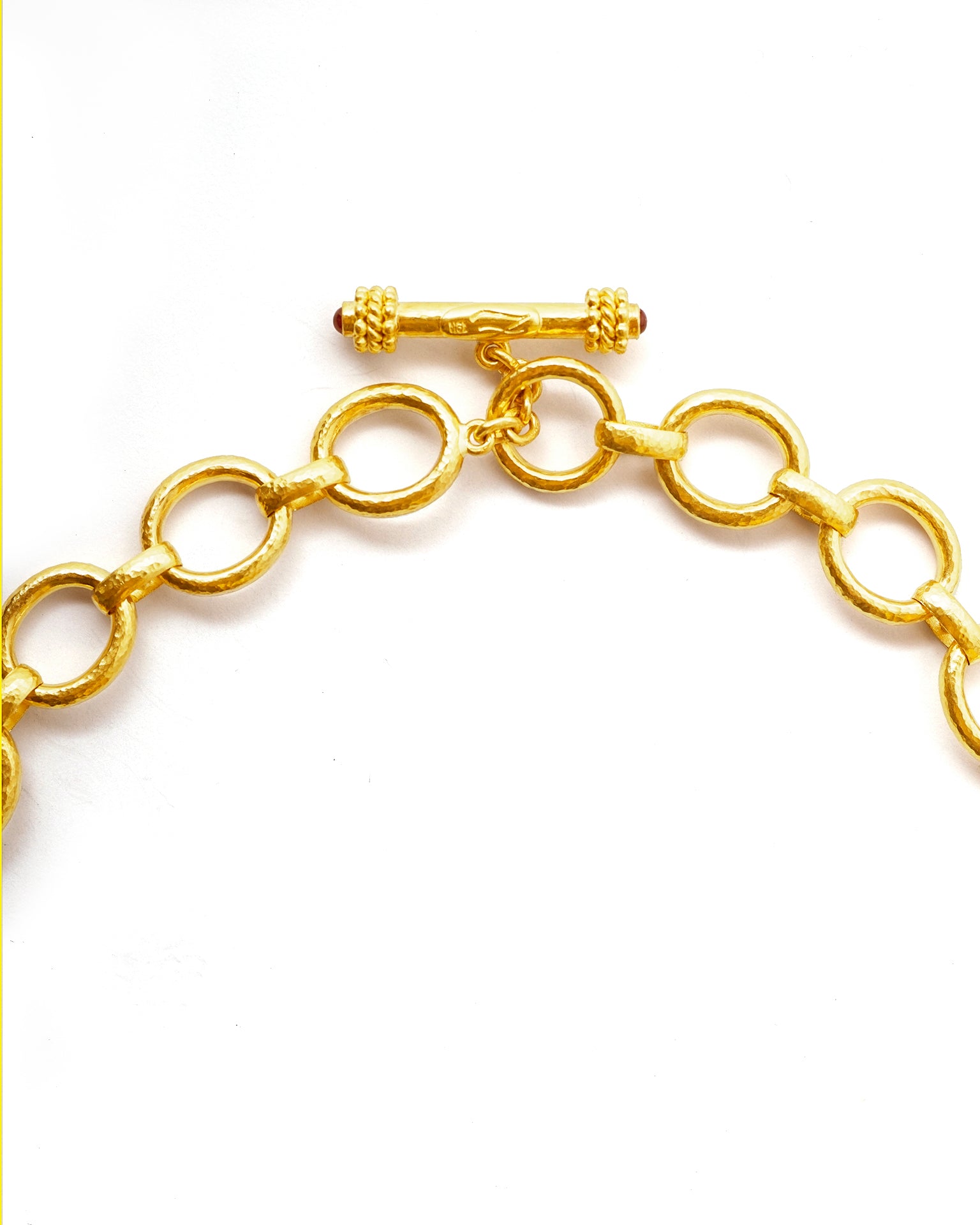 Smooth Link Necklace - 17"