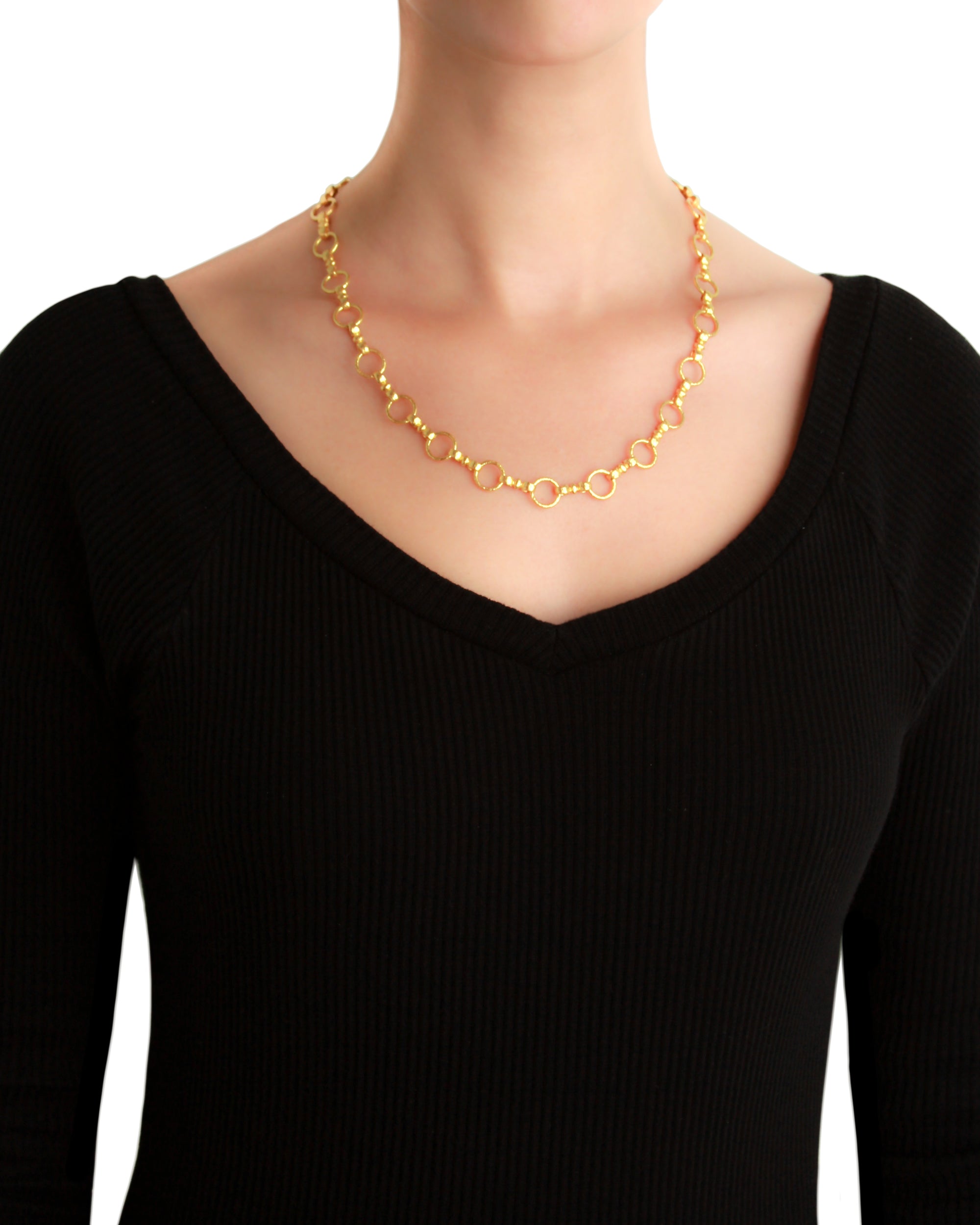 Celtic Link Necklace - 21"