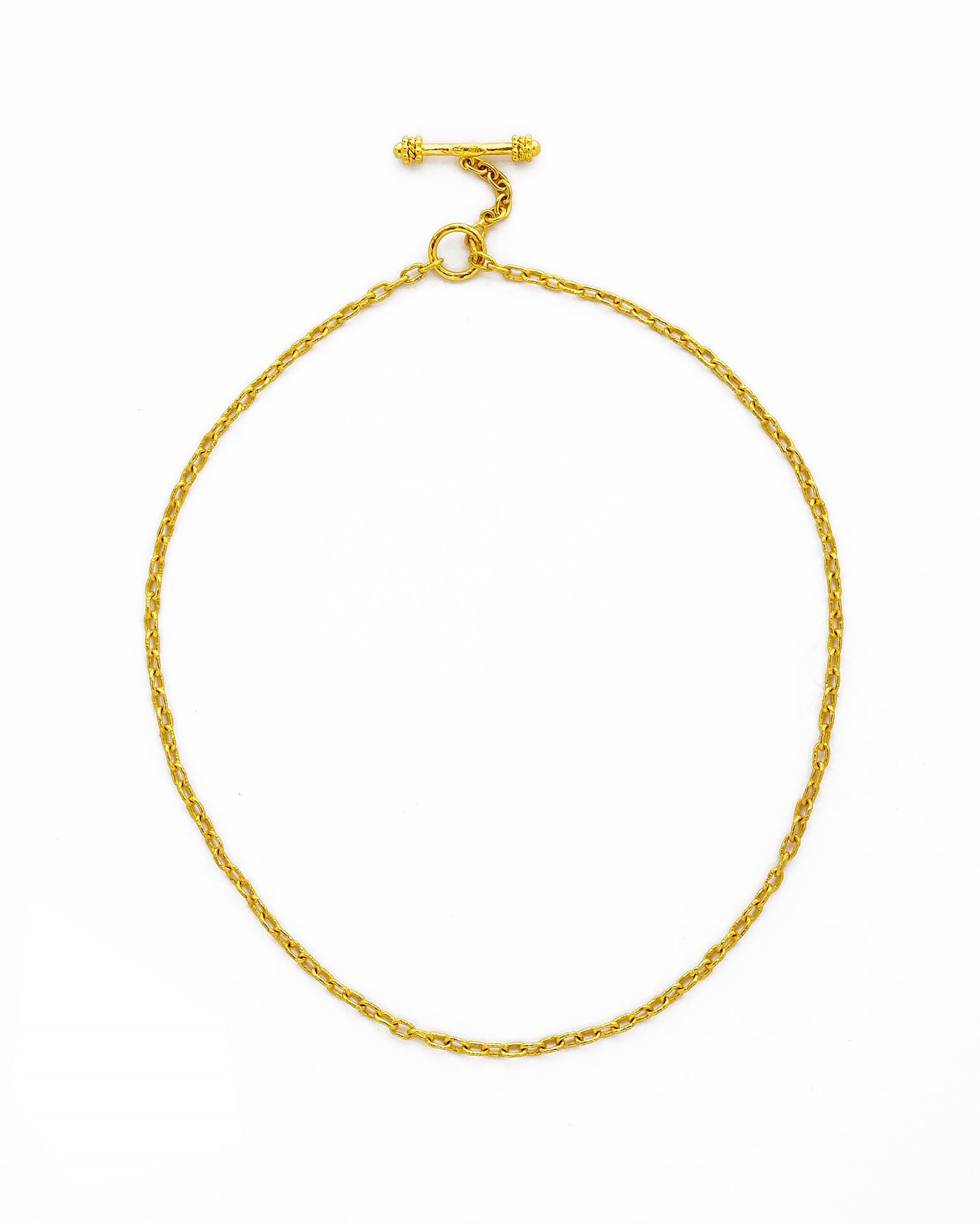 Very Fine Gold Chain Necklace - 17"
