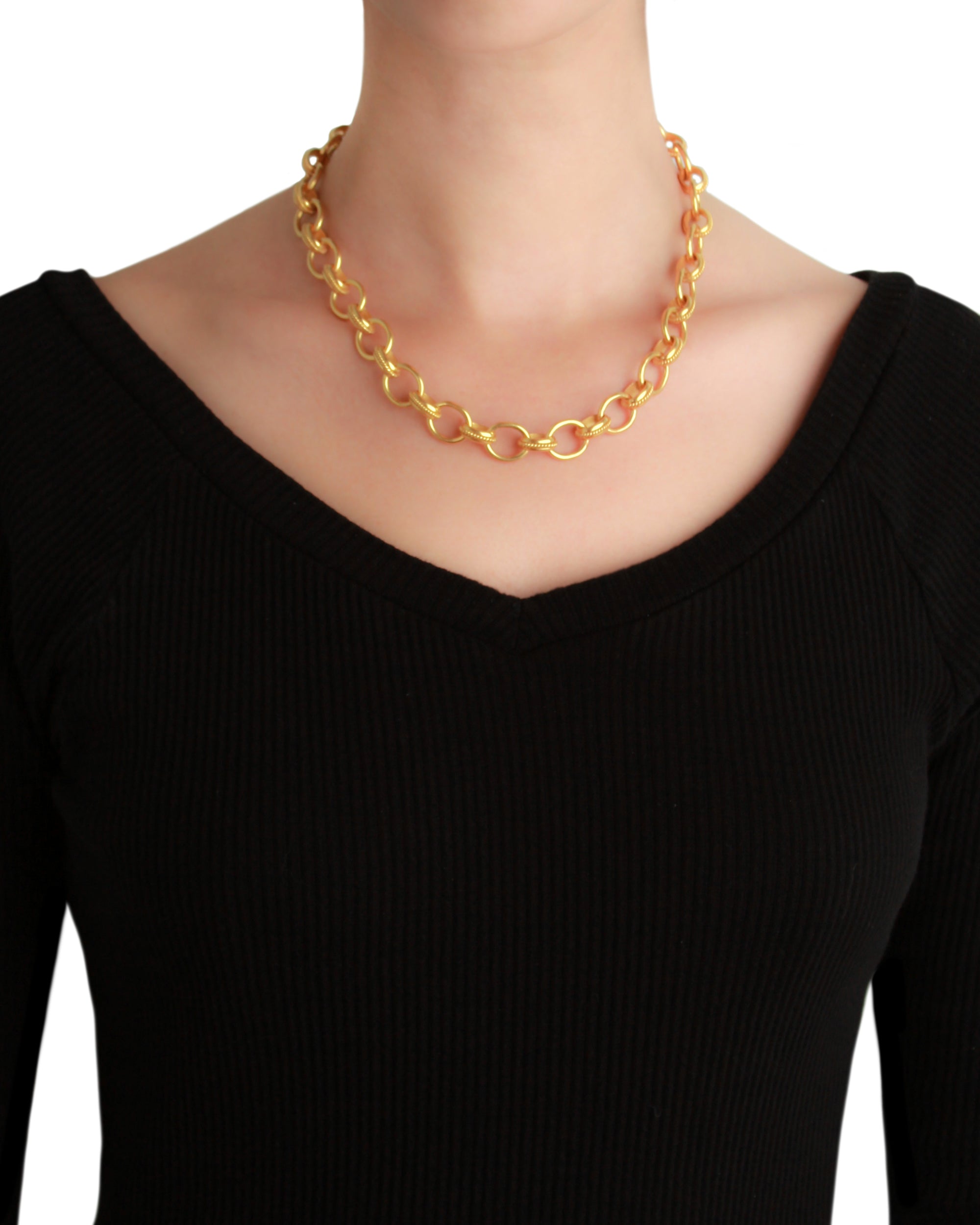 'Lampedusa' Link Necklace - 17"