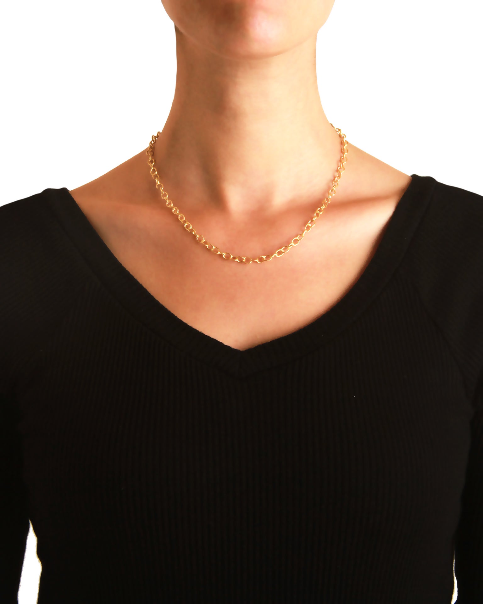 'Tiny Volterra' Link Necklace - 17"