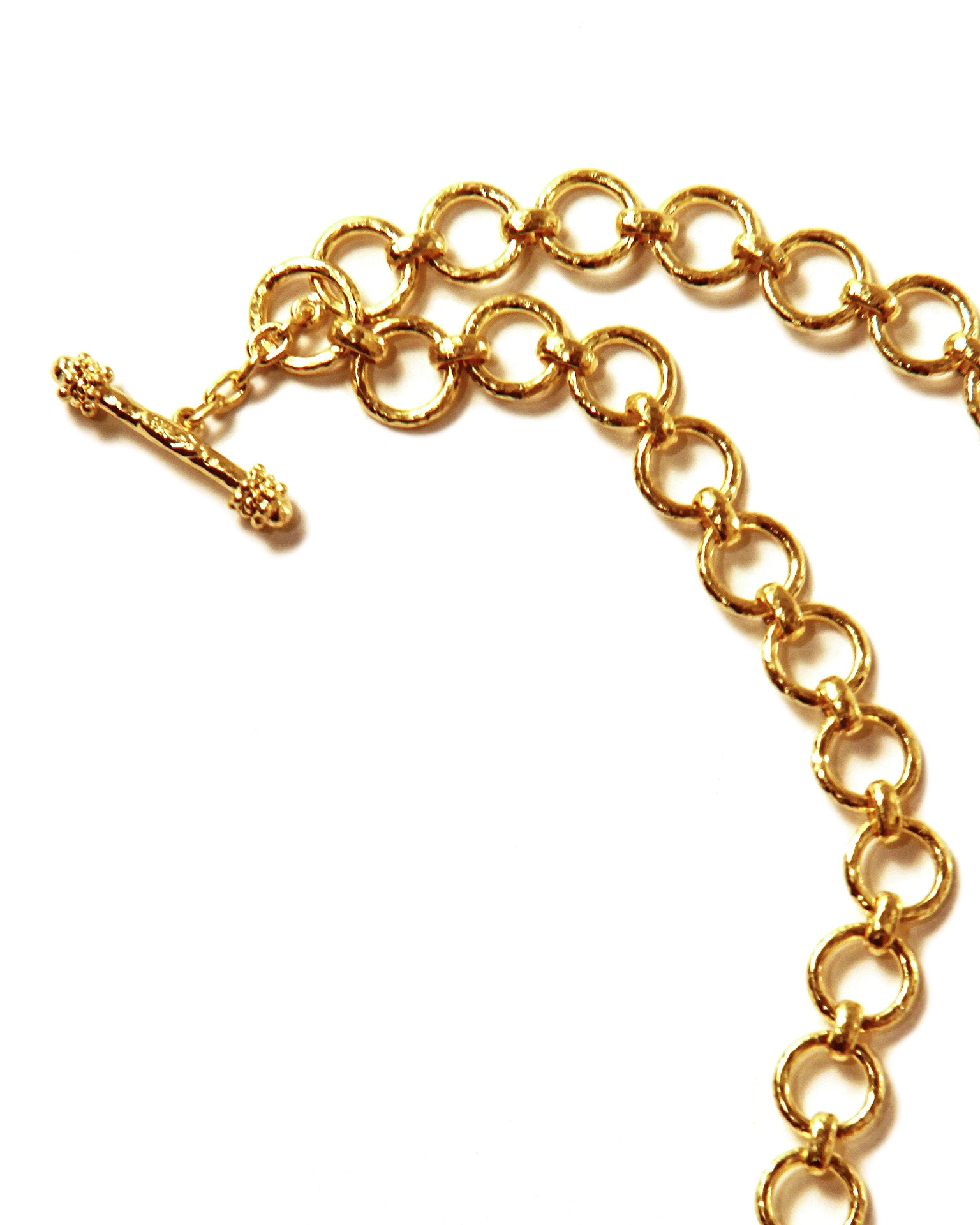 'Farnese' link with gold toggle - 21"