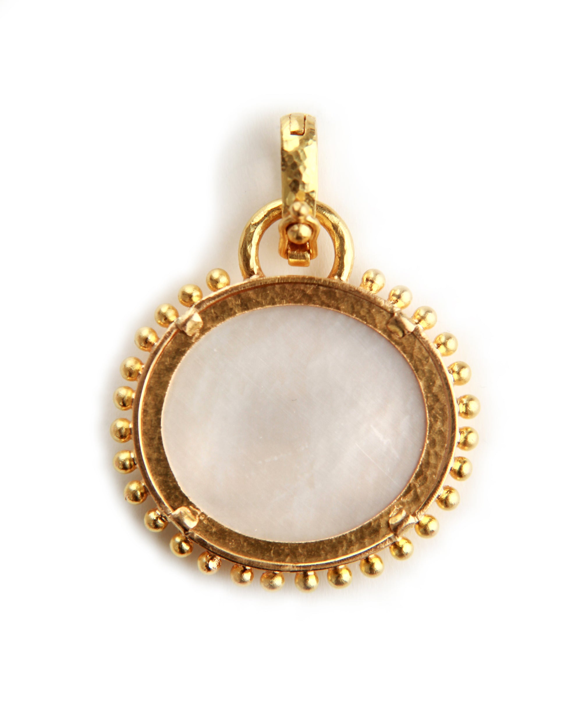 Rock Crystal 'Running Horse' Pendant