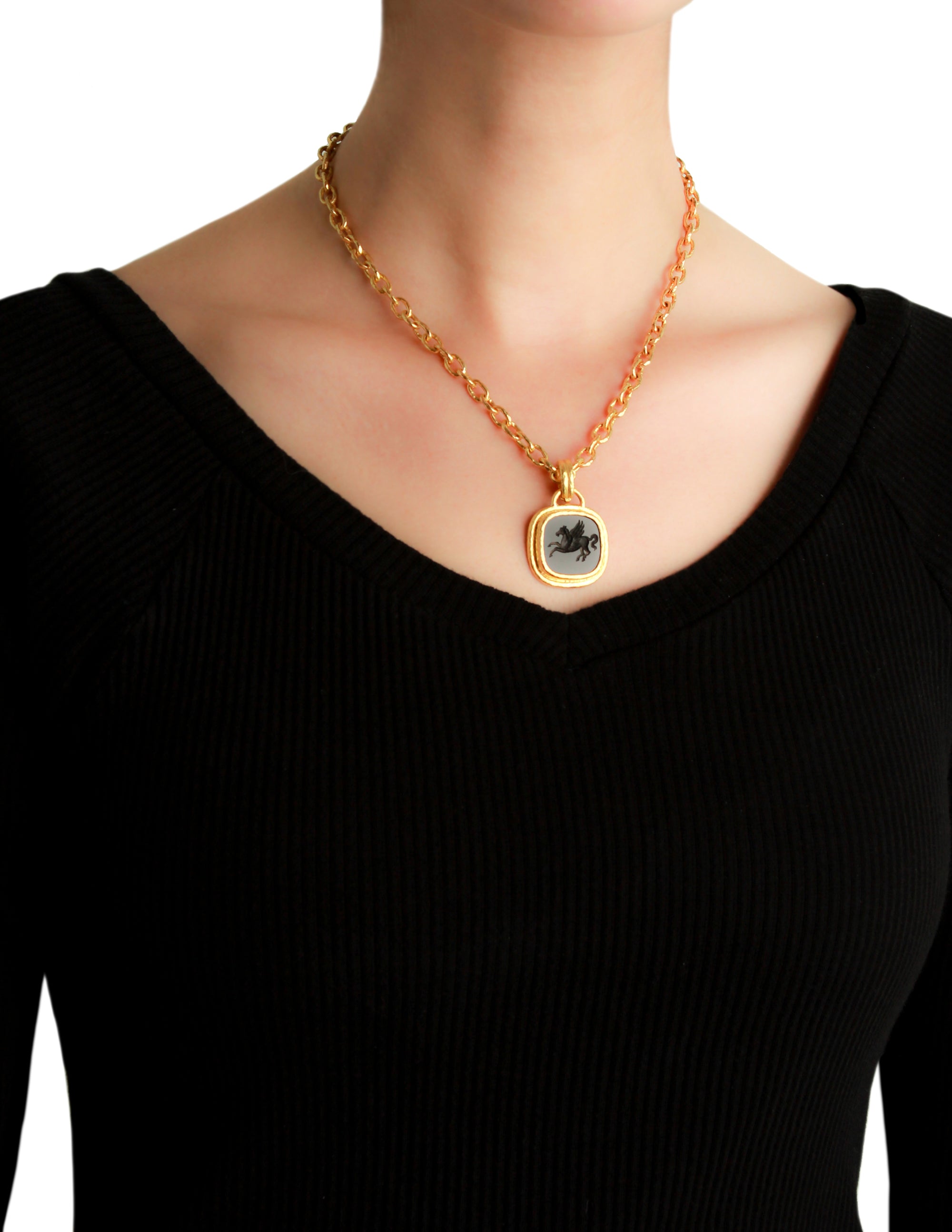 Onyx 'Pegasus' Pendant