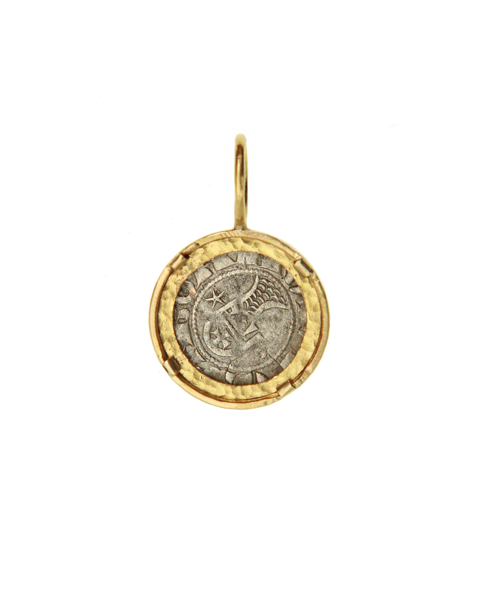 Ancient Silver 'Crusader' Coin Pendant