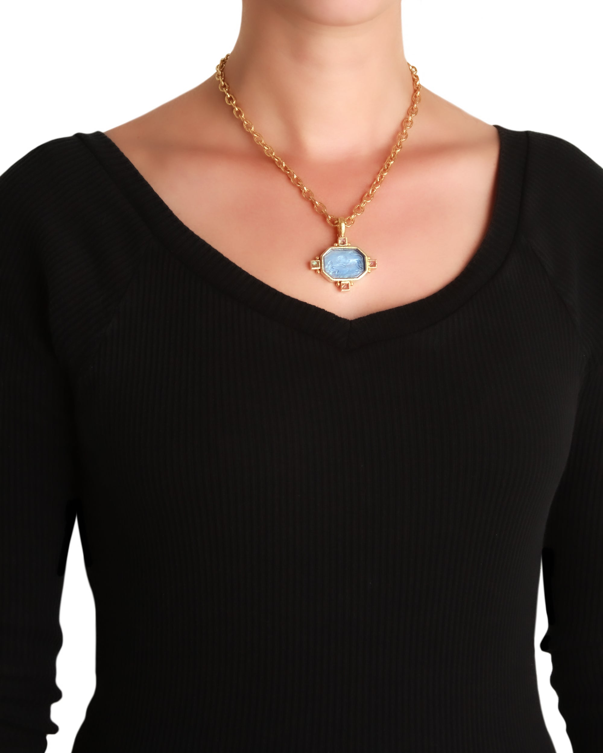 Peacock 'Androcles' Pendant