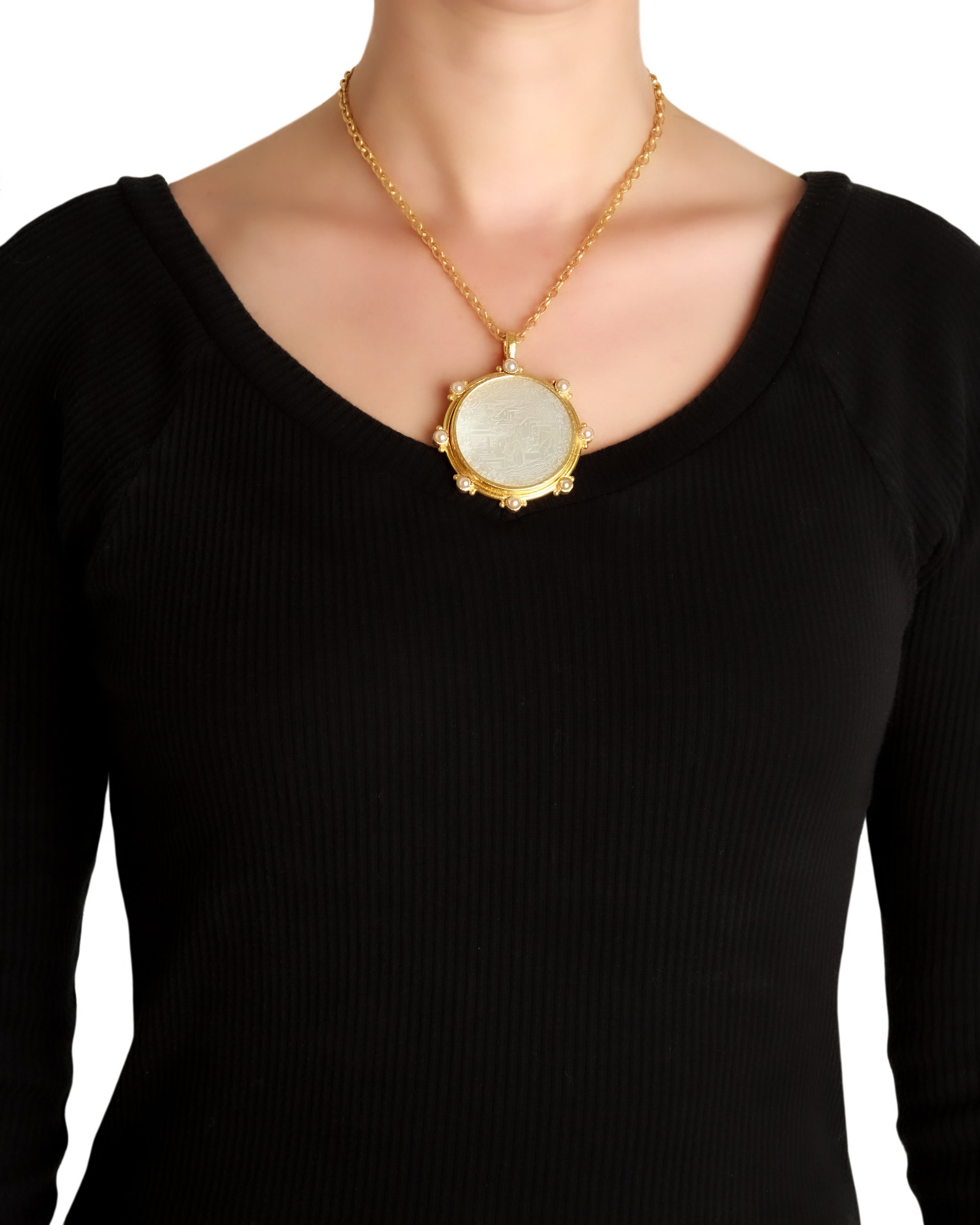 18th Century Gambling Counter Pendant