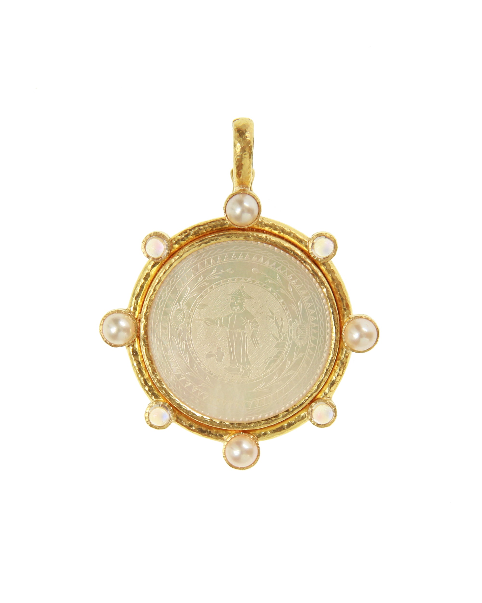 18th Century Gambling Counter Pendant