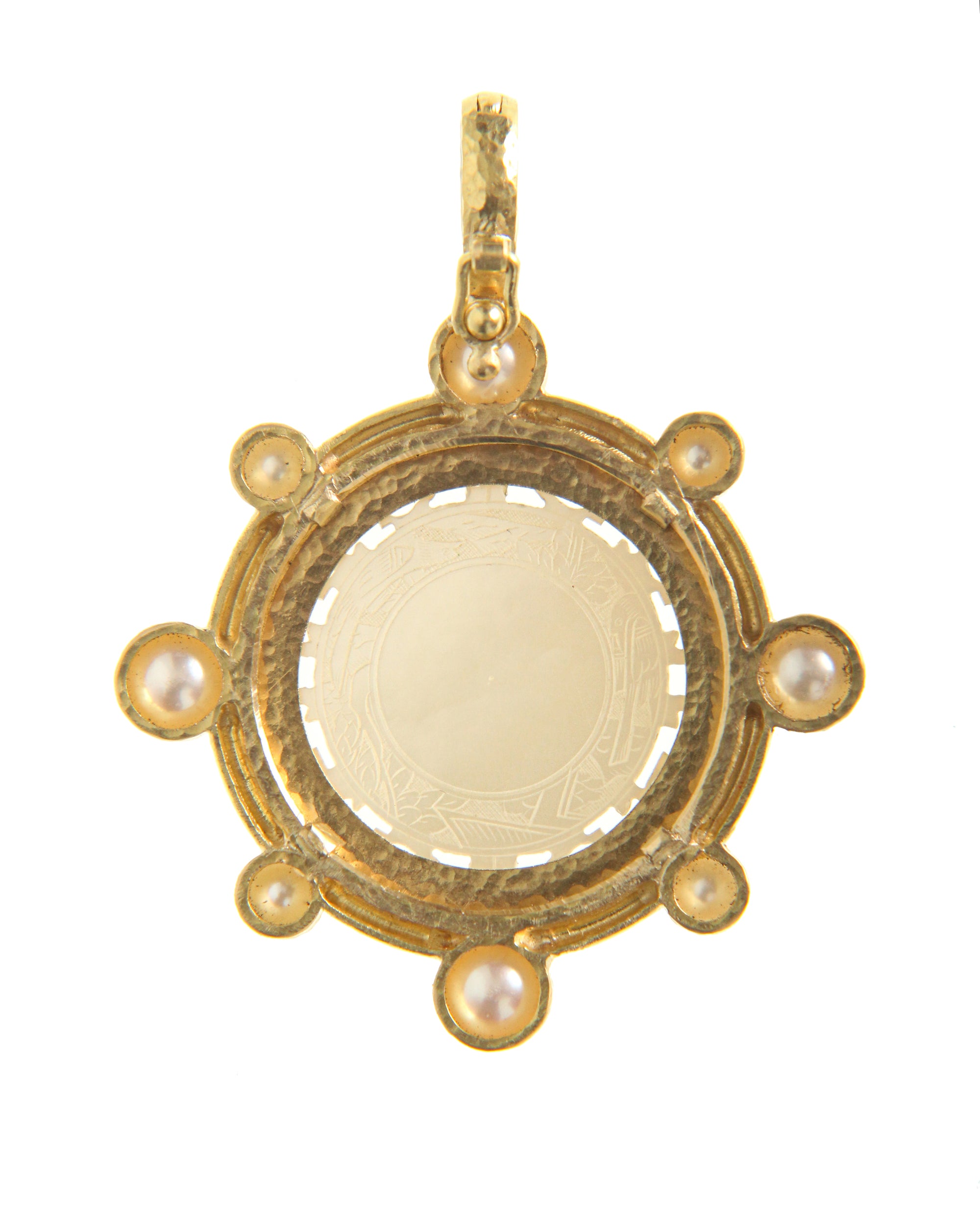 Gambling Counter and Pearl Pendant