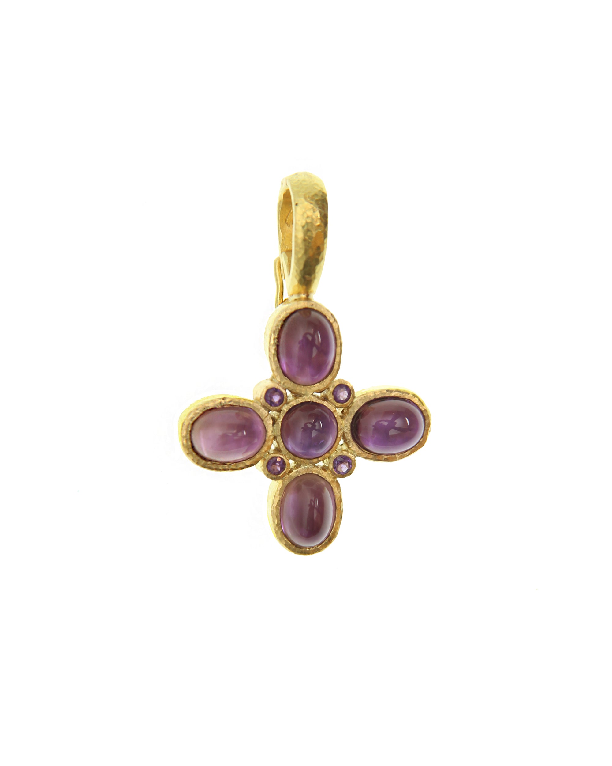 Amethyst 'Clover' Pendant