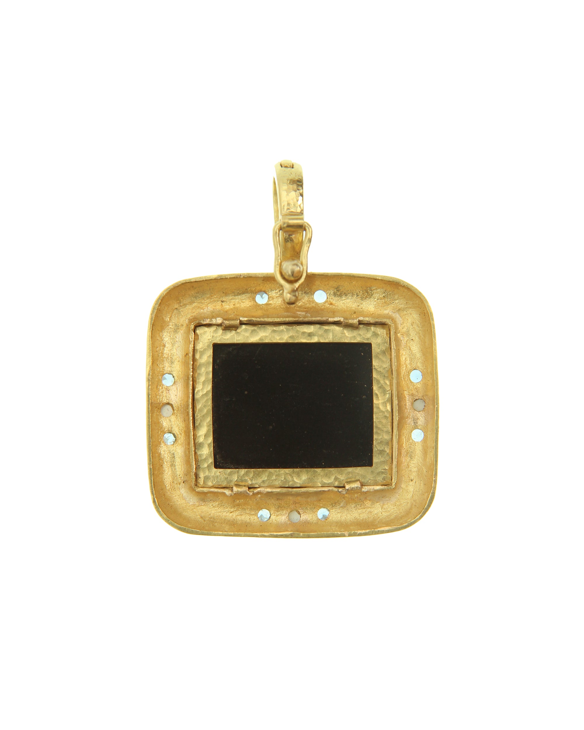 Antique Micromosaic 'Temple of Vesta' Pendant