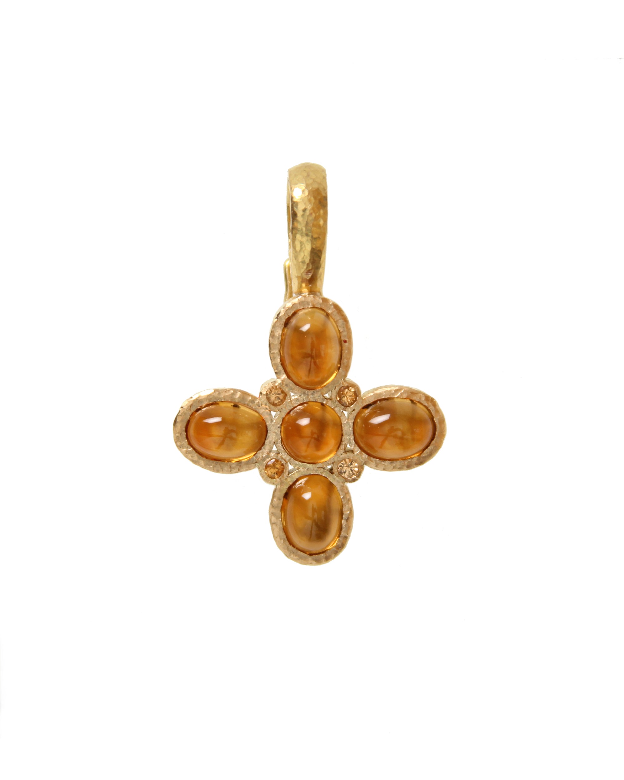Citrine 'Clover' Pendant
