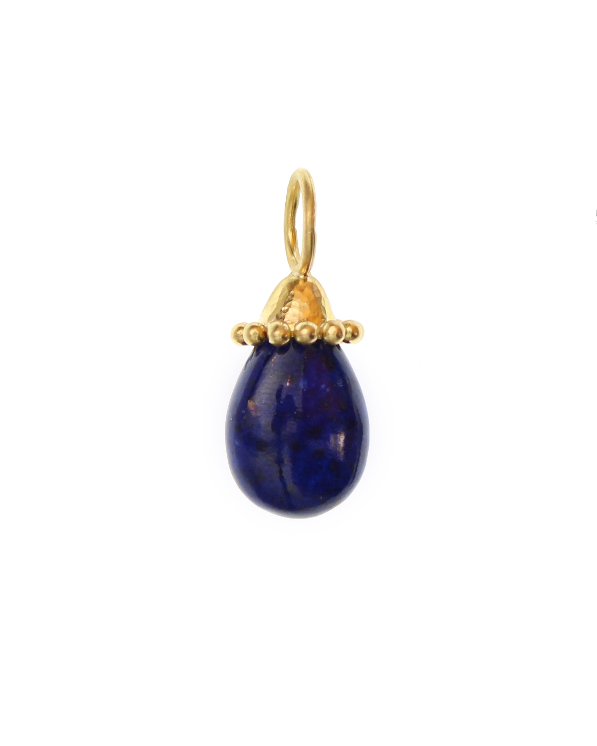 Lapis Jump Ring Pendant