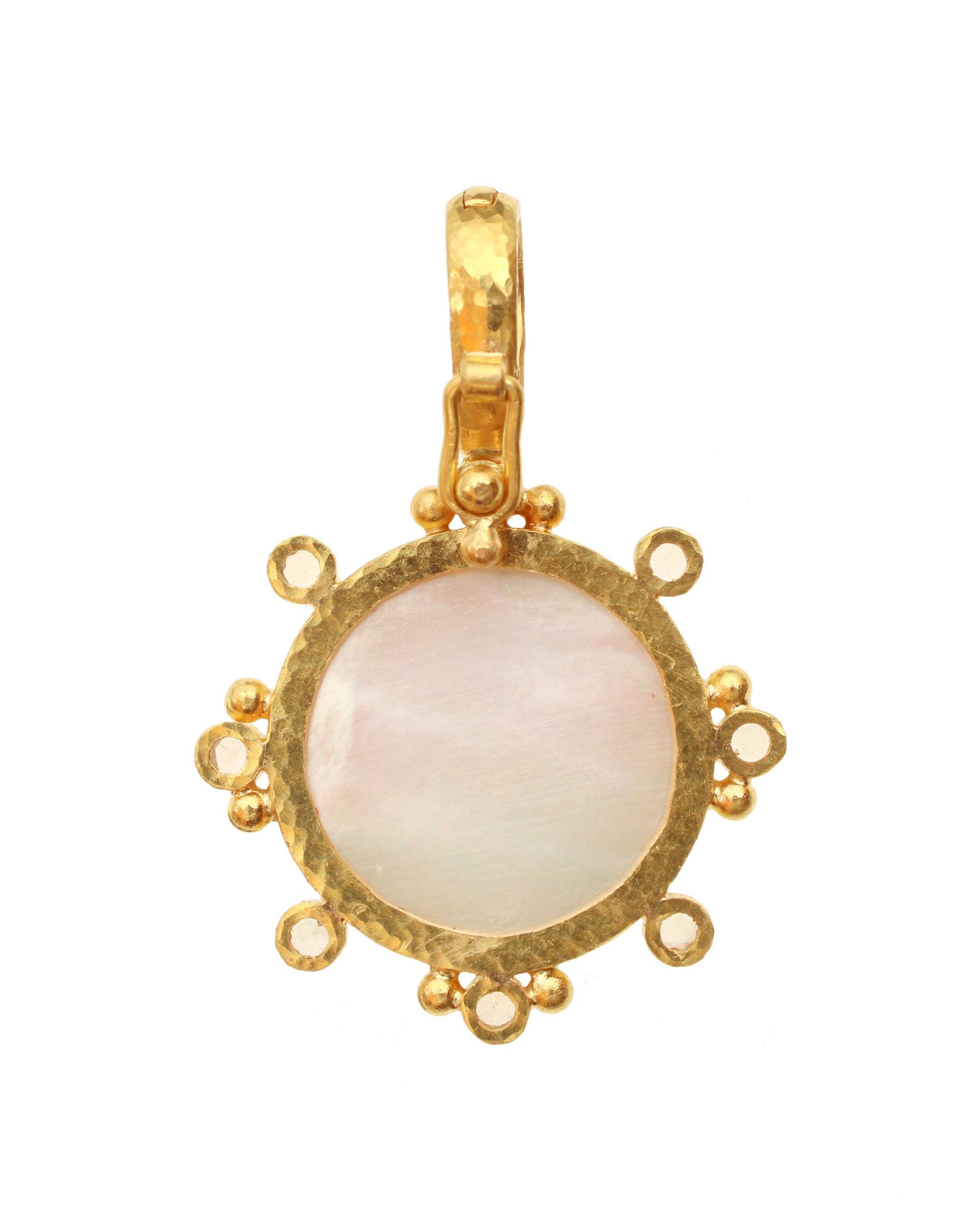Rock Crystal and Moonstone Pendant