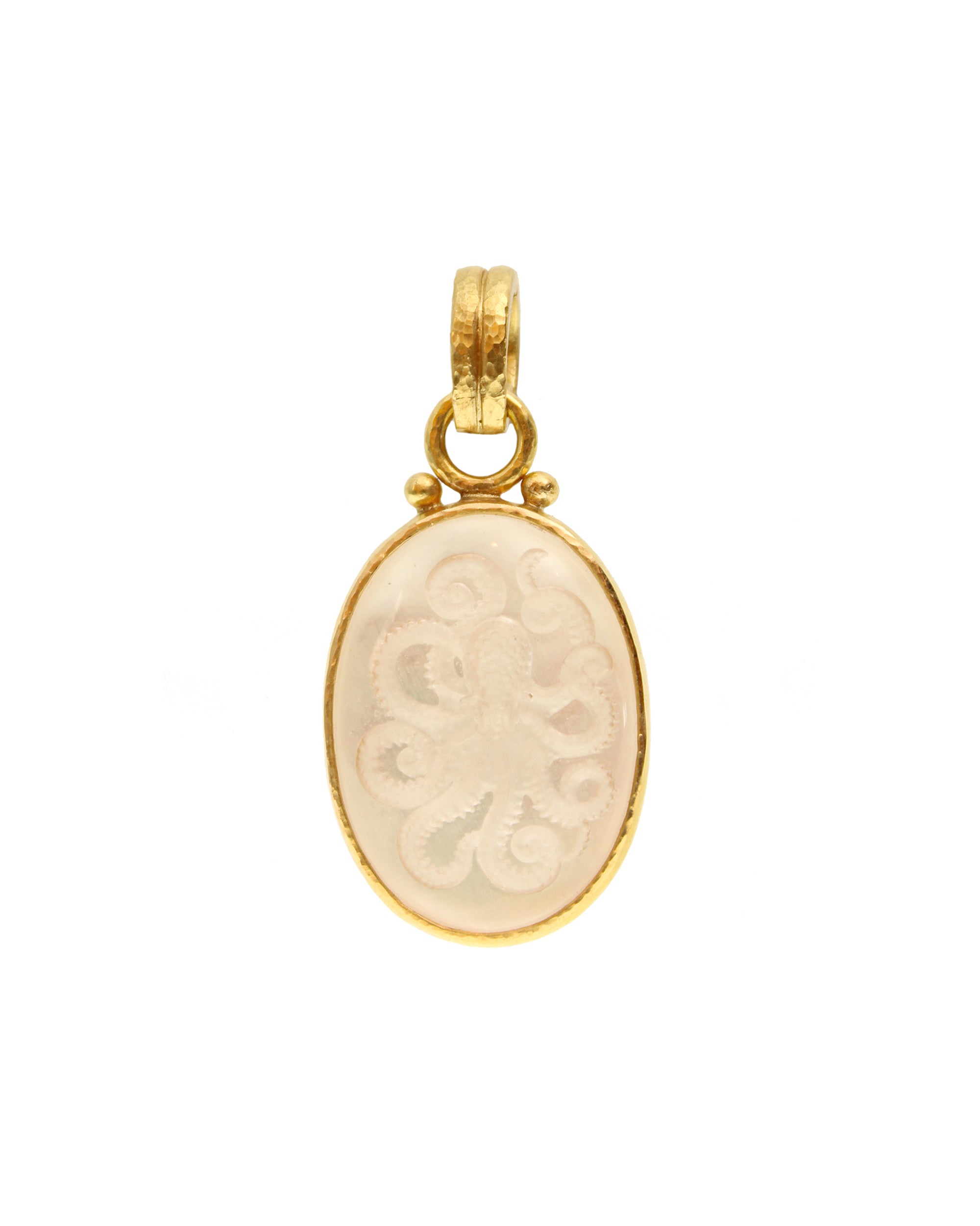 Rock Crystal 'Octopus' Pendant