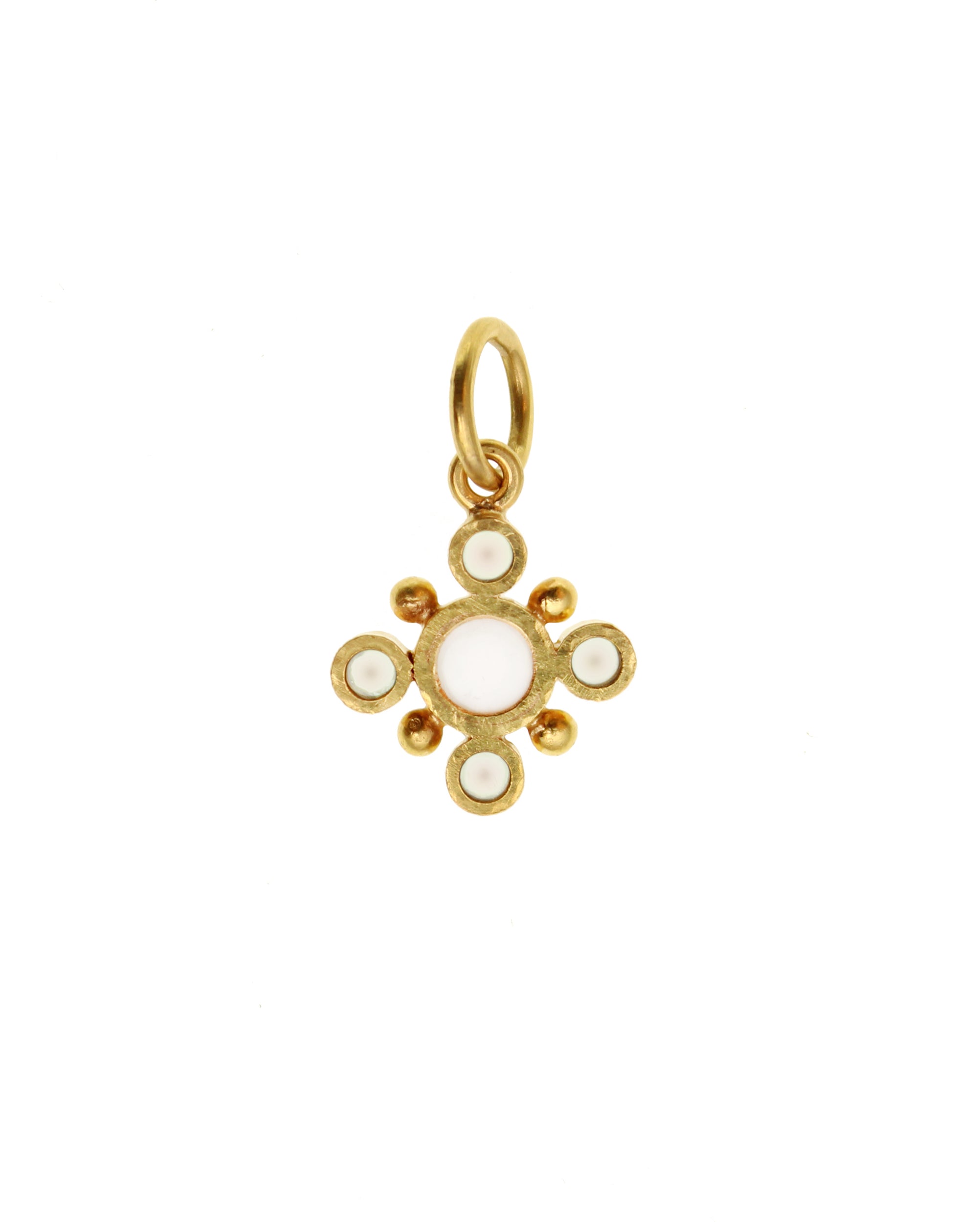 Moonstone Jump Ring Pendant