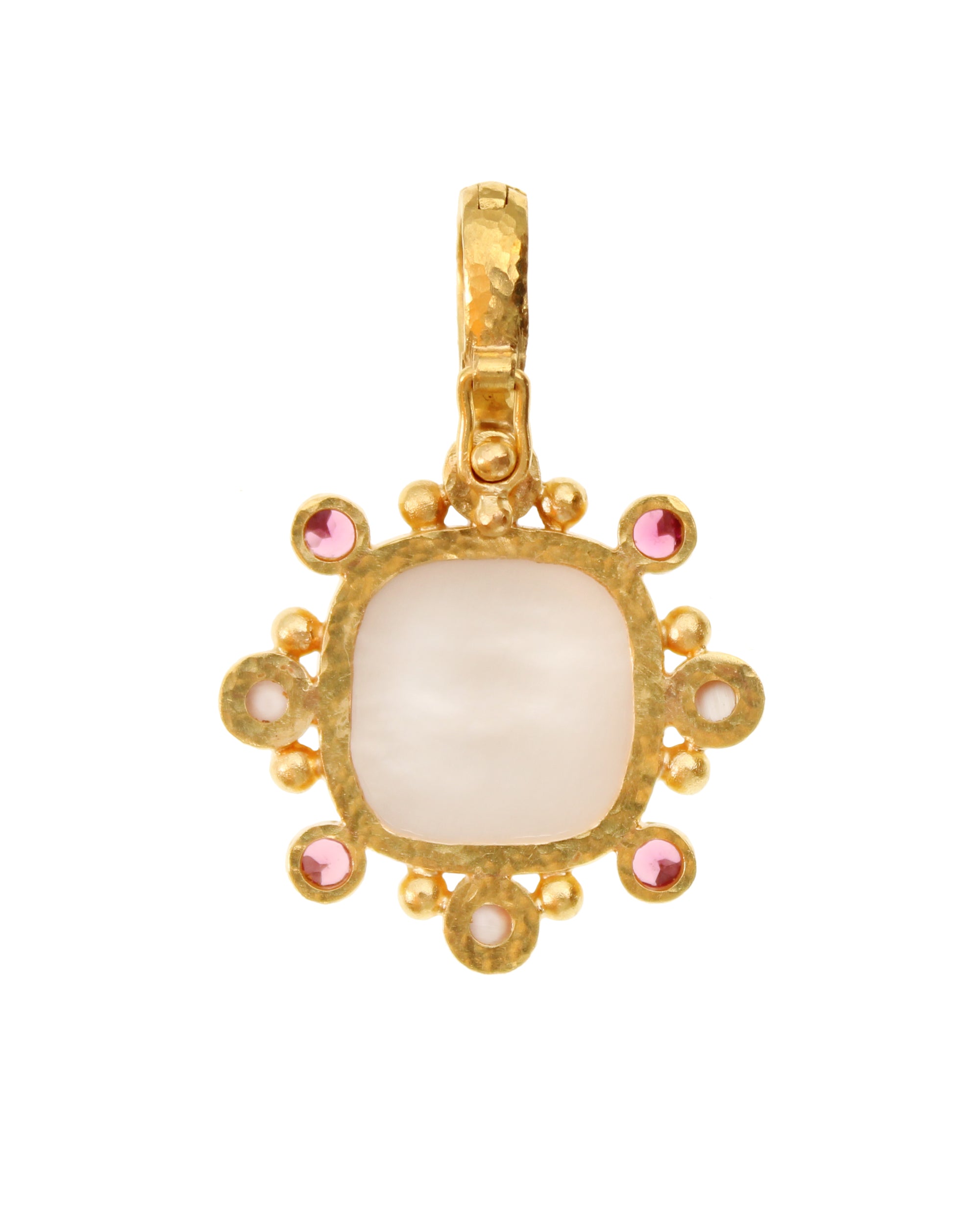 Rose Quartz and Pink Tourmaline Pendant