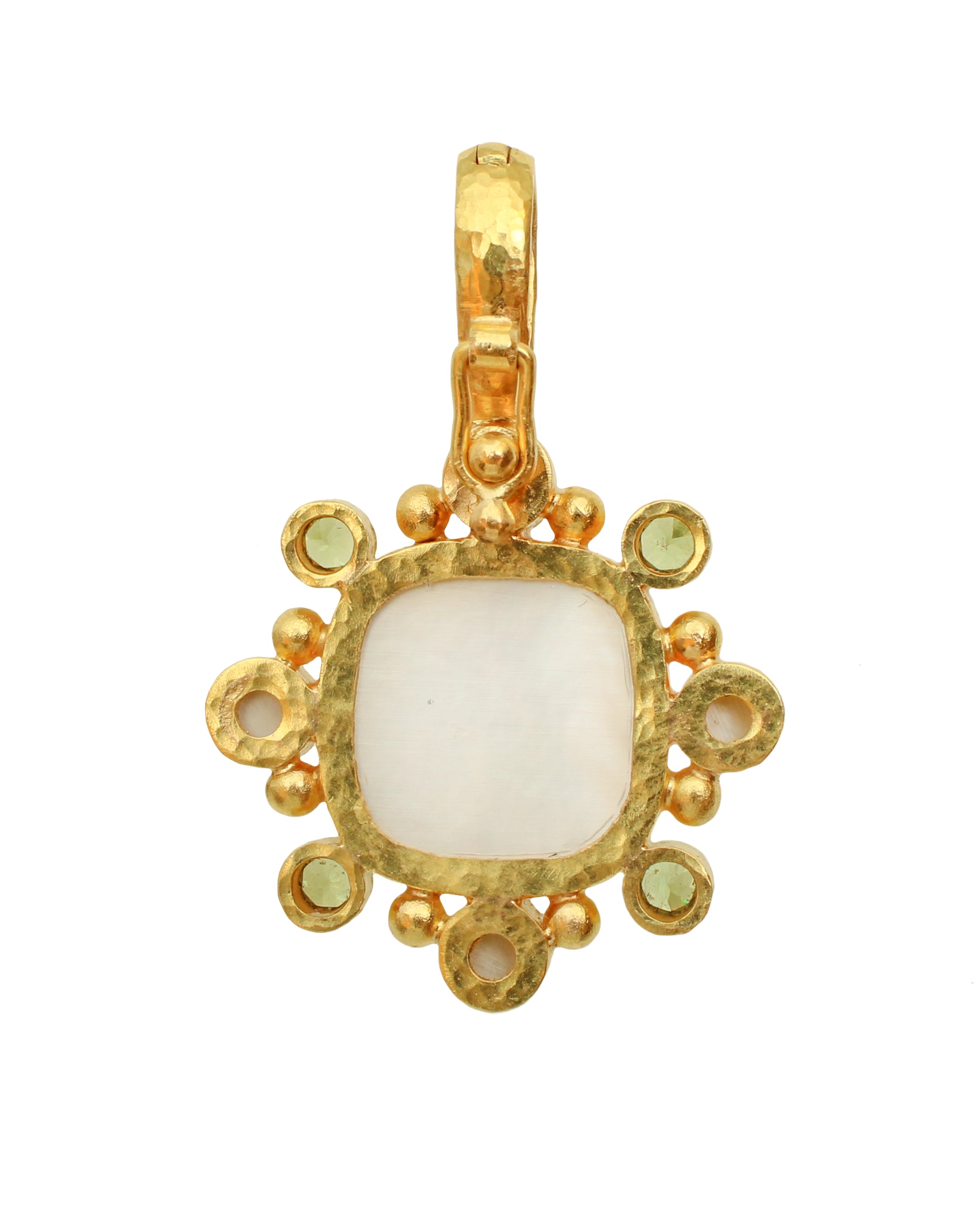 Peridot and Demantoid Garnet Pendant