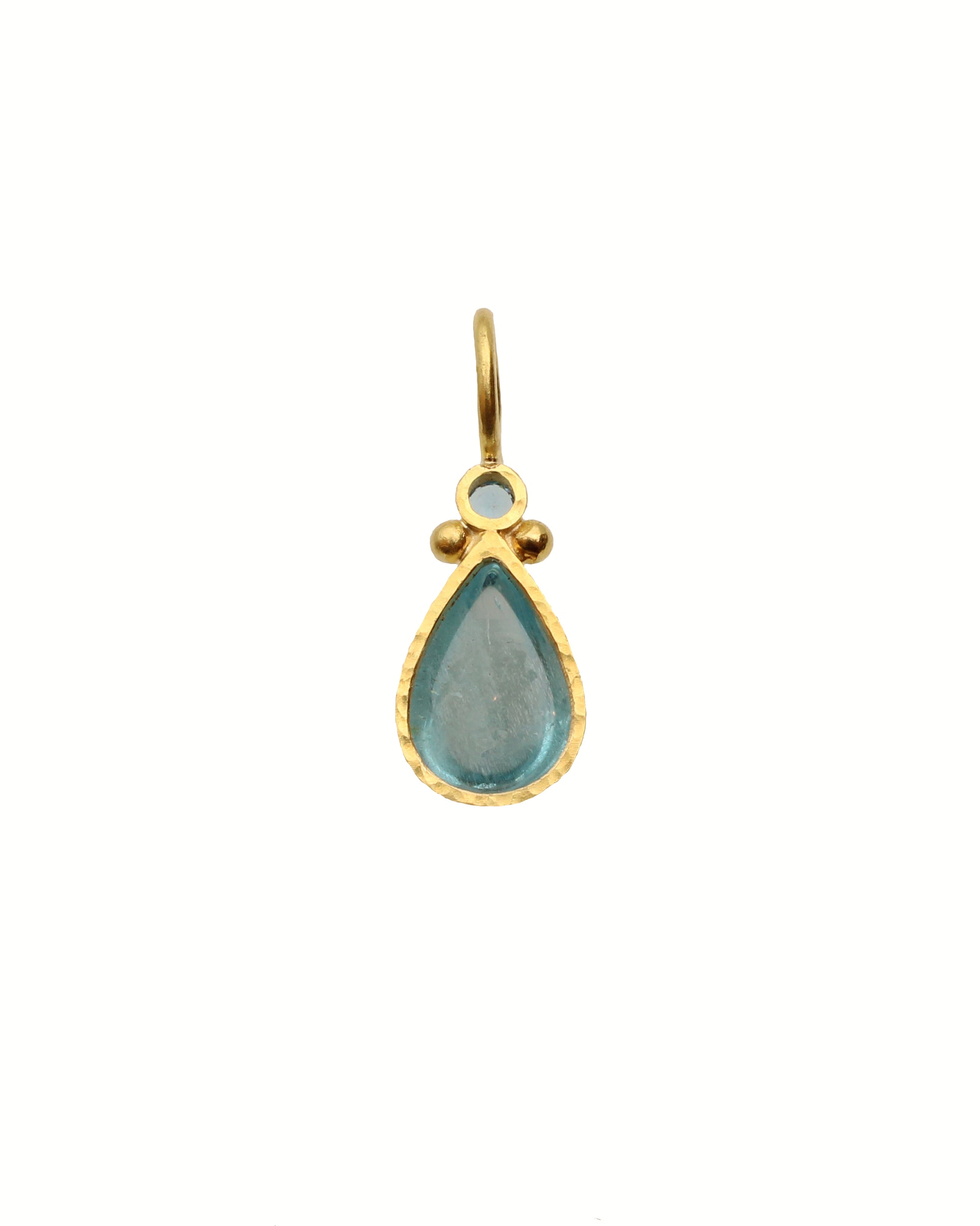 Aquamarine Jump Ring Pendant