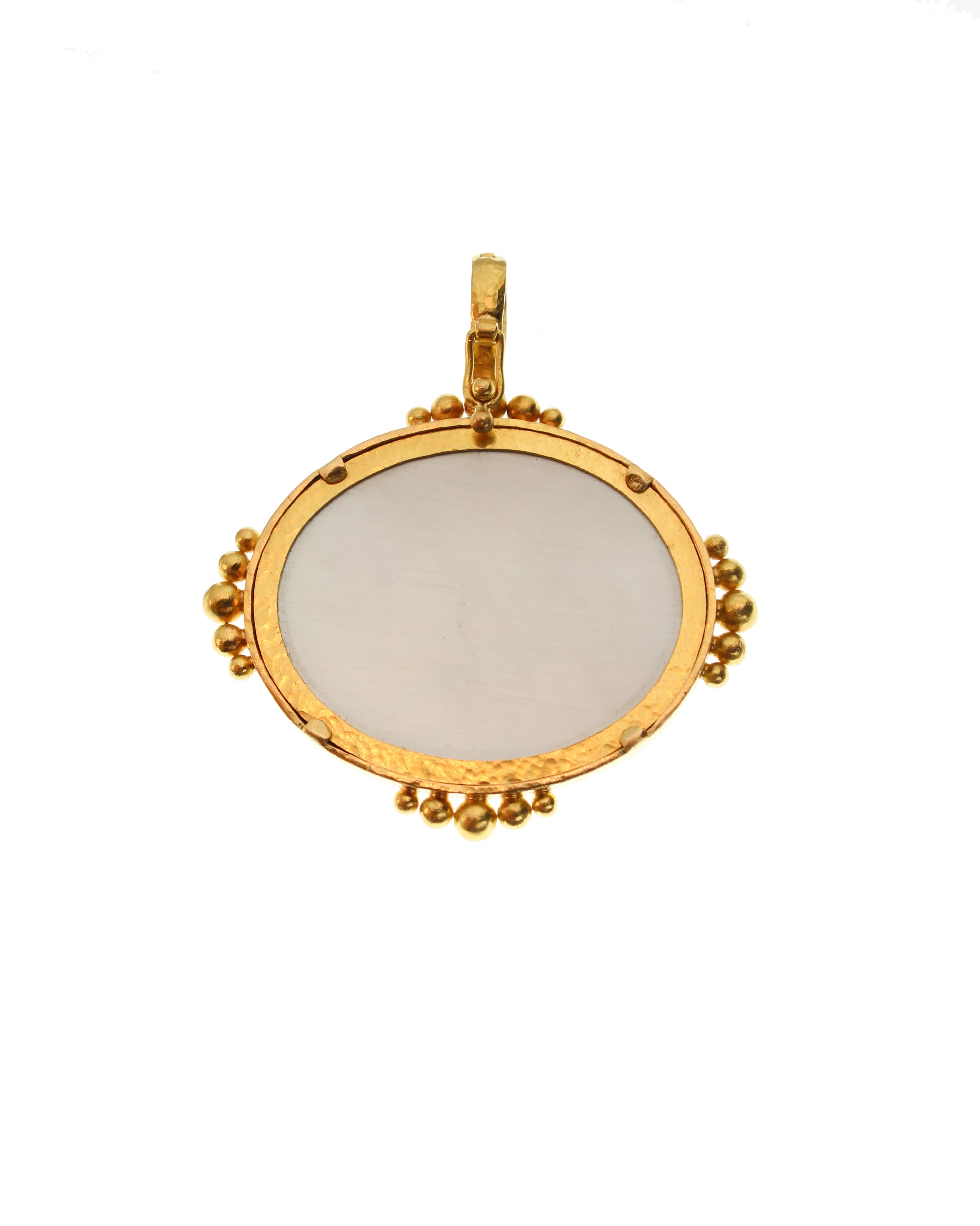 Antique 'King Charles' Micromosaic Pendant