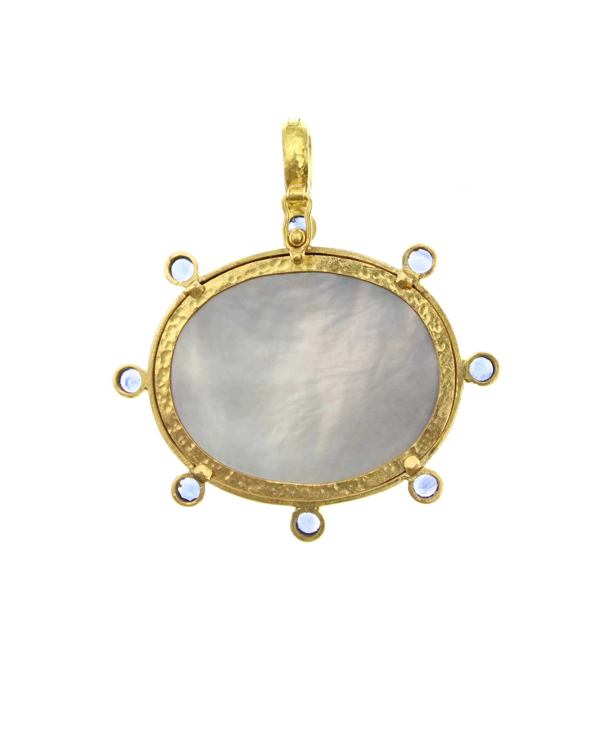Antique Micromosaic 'Forum' Pendant