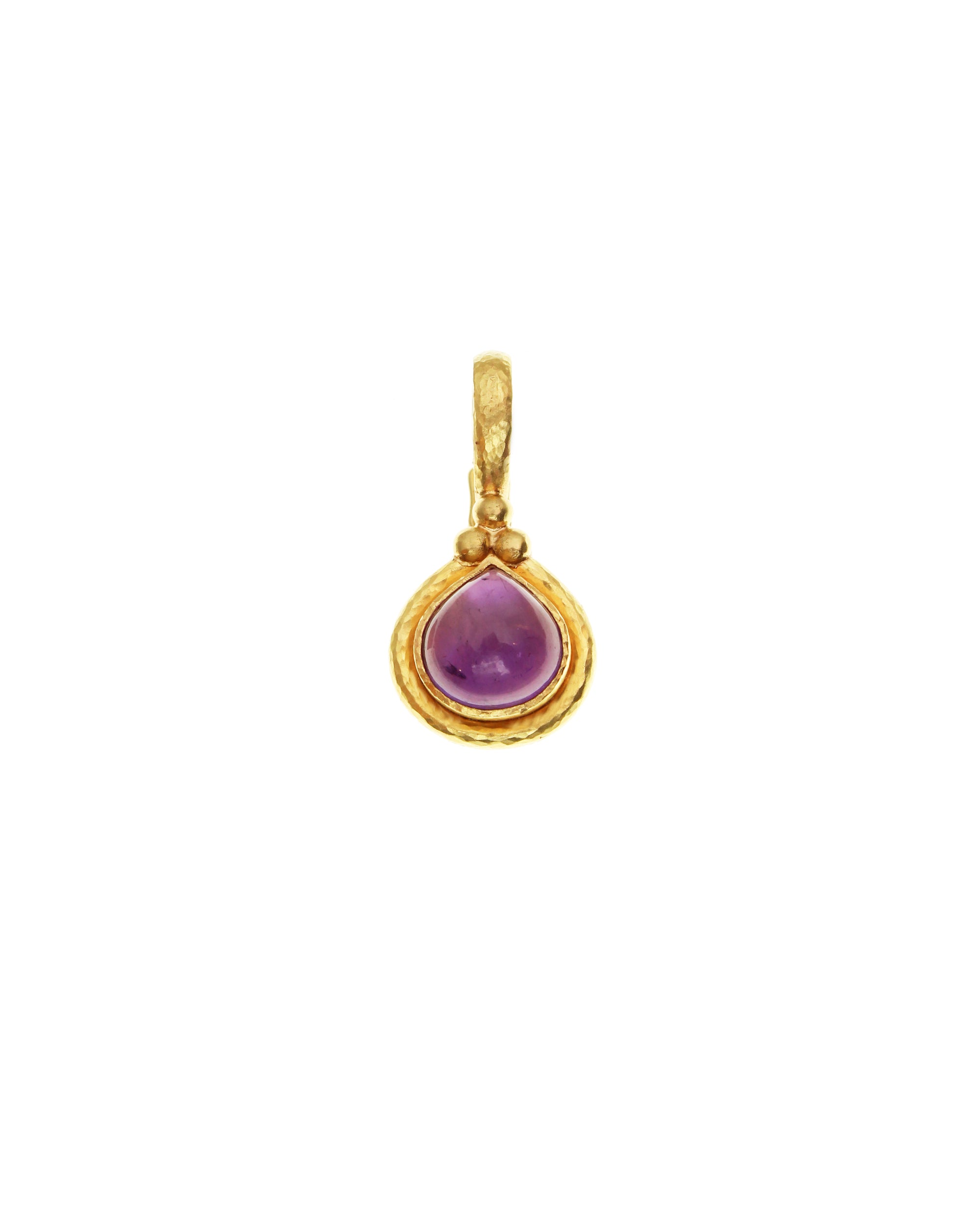 Amethyst Teardrop Pendant