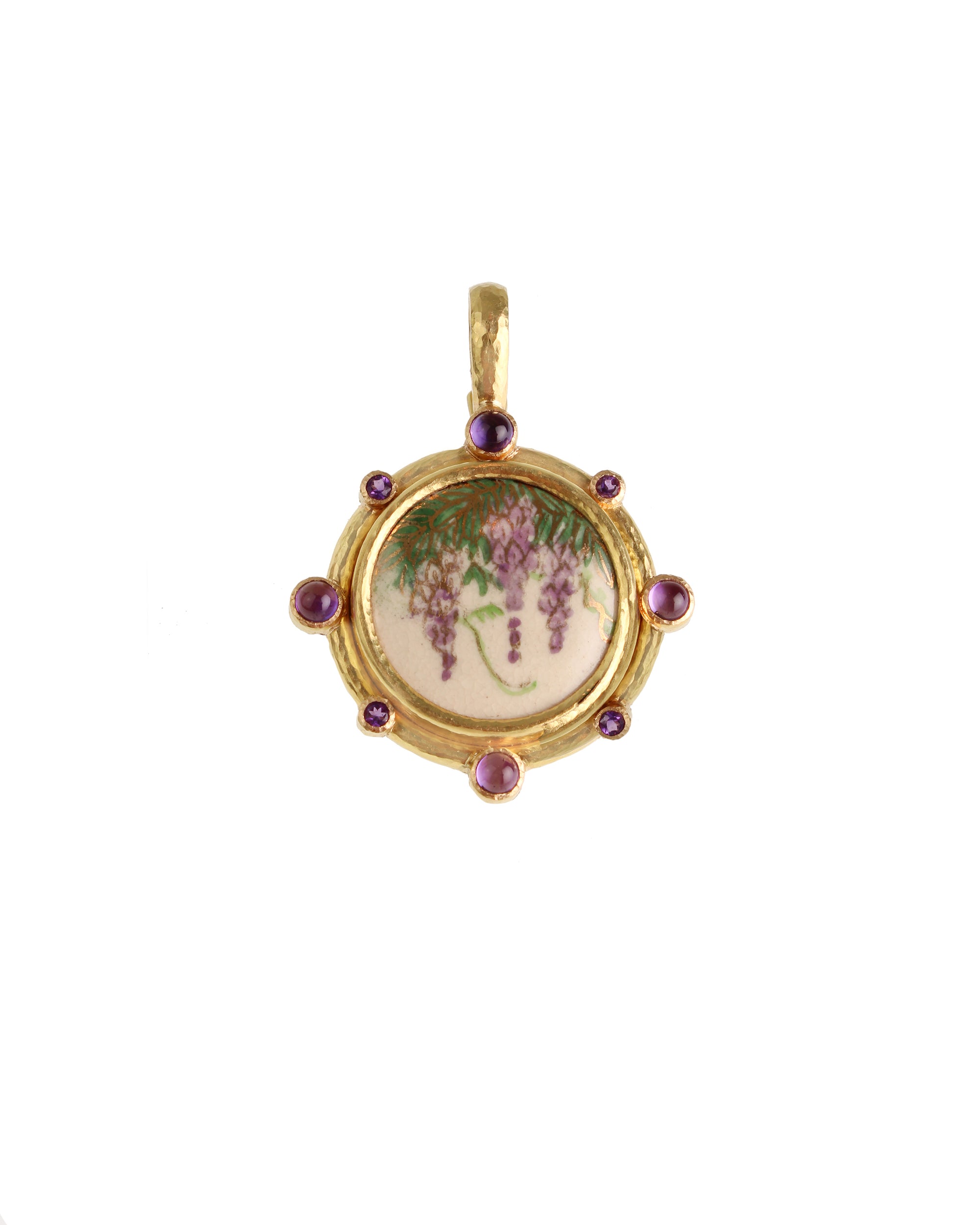 Satsuma 'Wisteria' and Amethyst Pendant