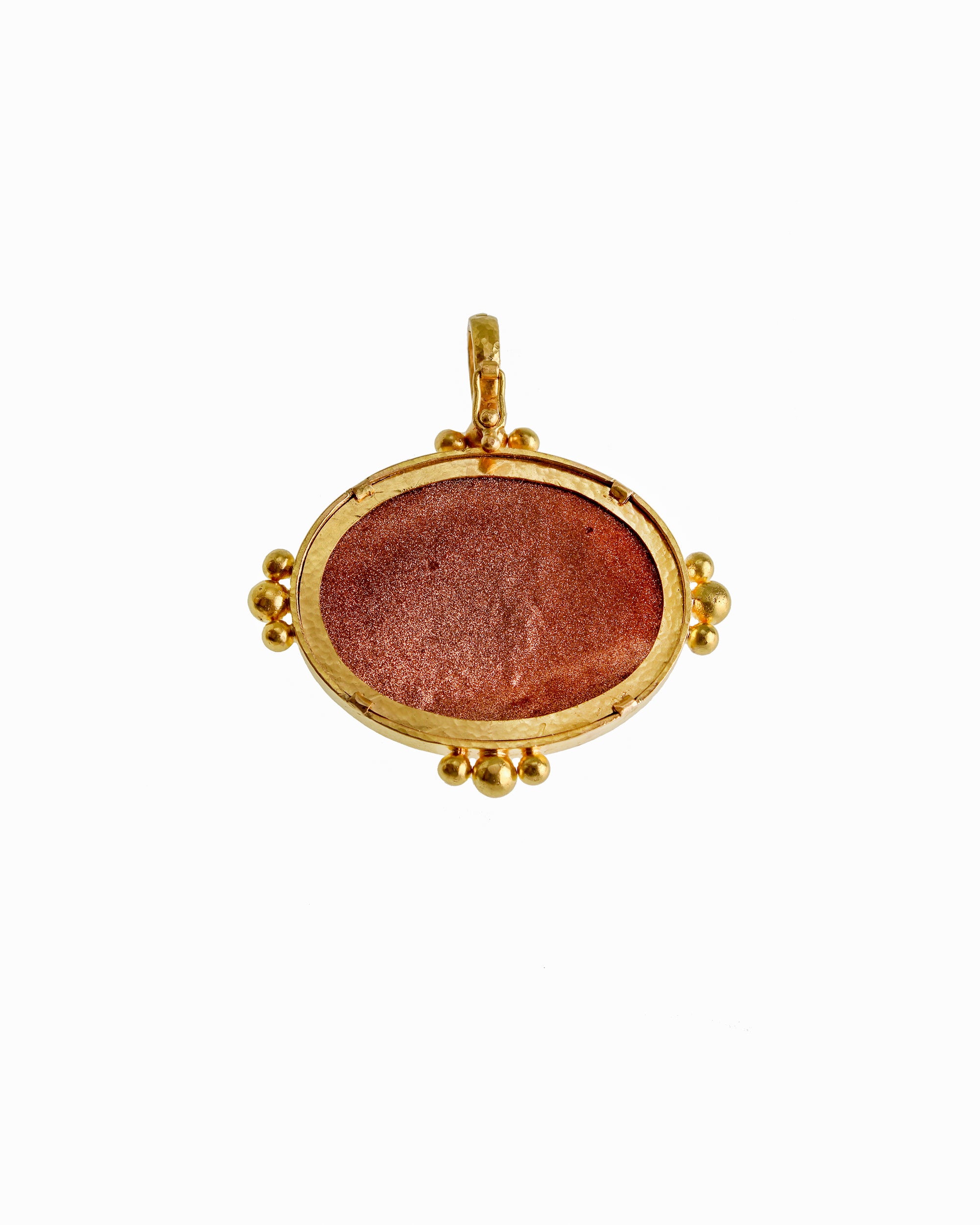19th Century ''Spaniel' Micromosaic Pendant