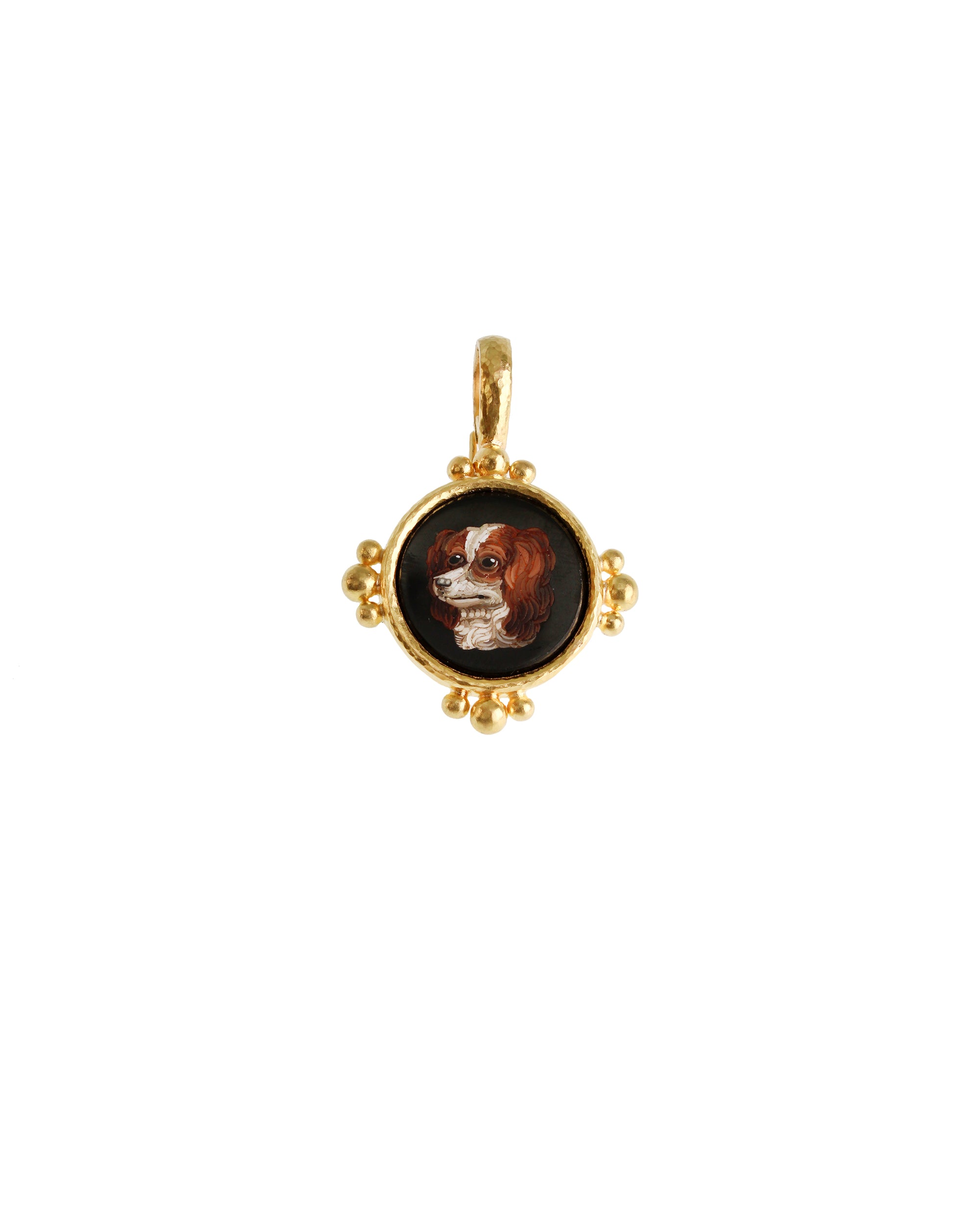 19th century antique micromosaic pendant