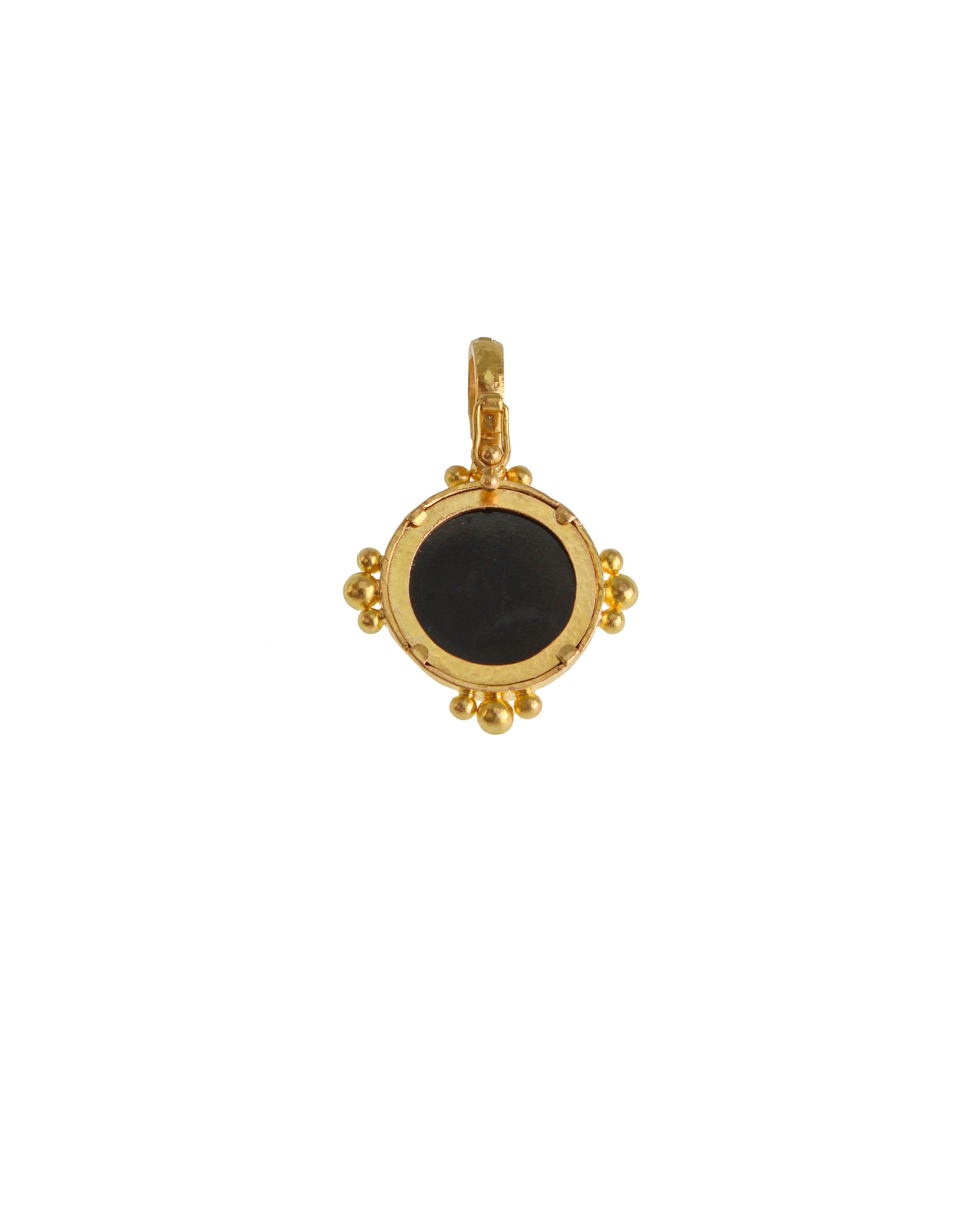 19th century antique micromosaic pendant