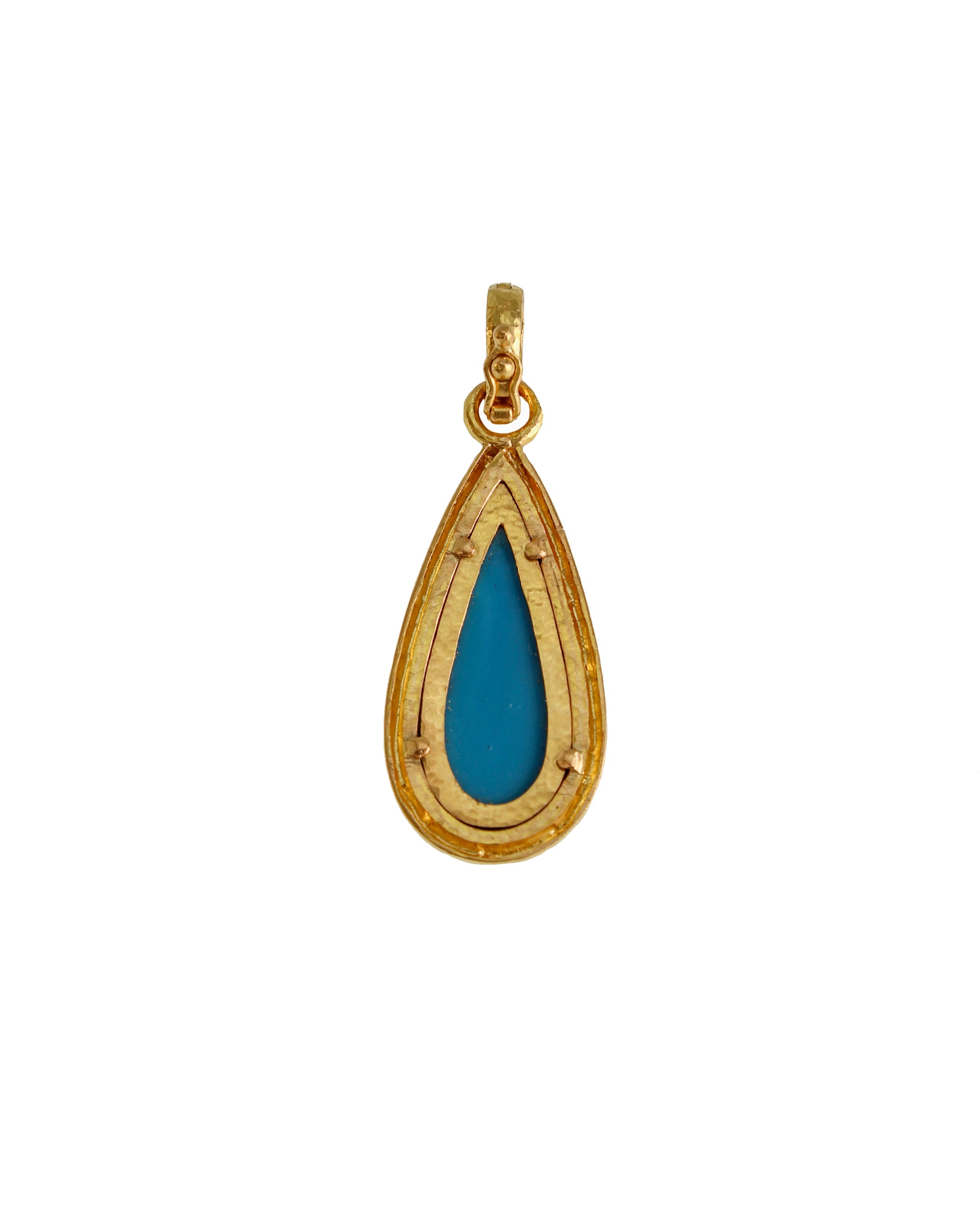 19th century Micromosaic 'Tear Drop' Pendant