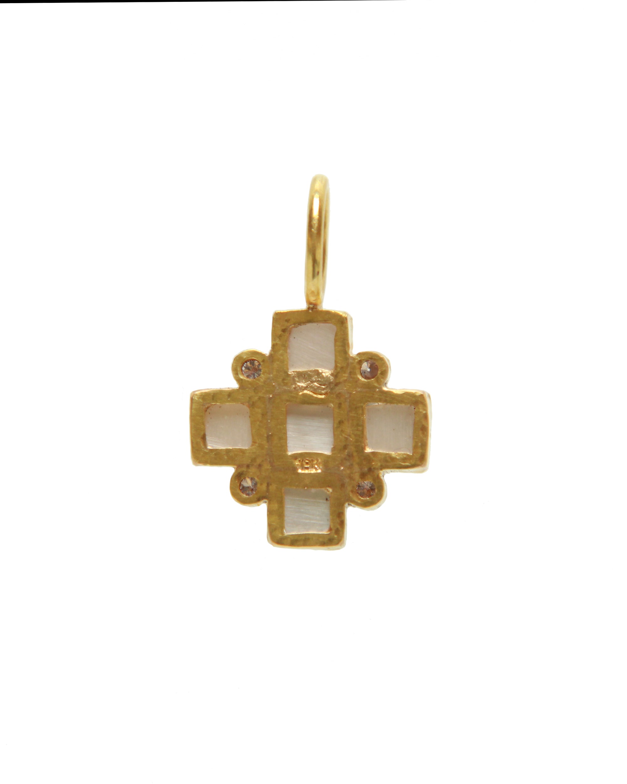 Moonstone and Diamond Pendant