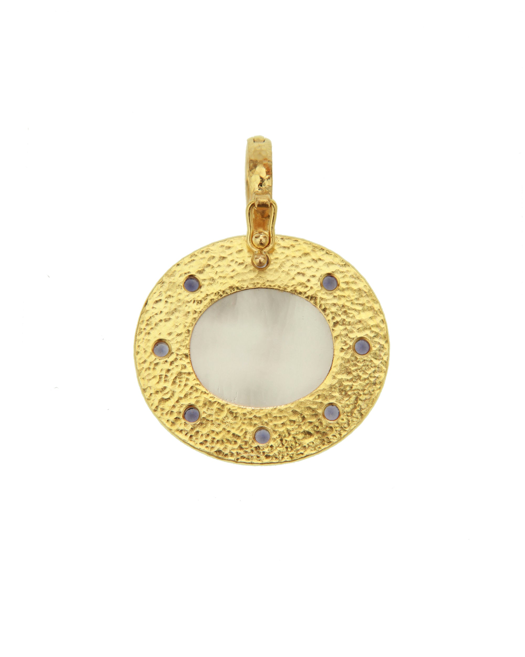 Smoke 'Goddess with Chariot' Pendant