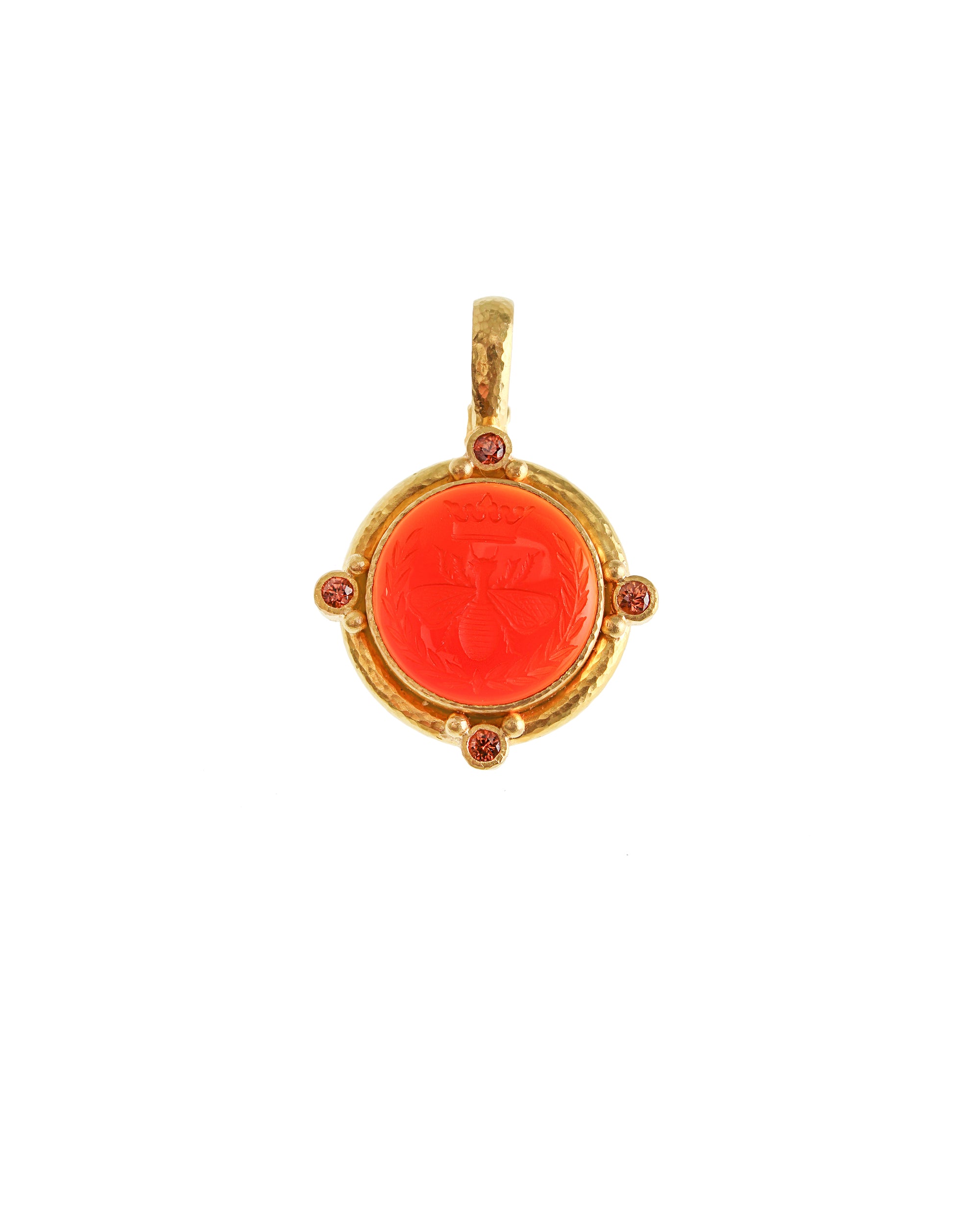 Carnelian 'Queen Bee' Pendant