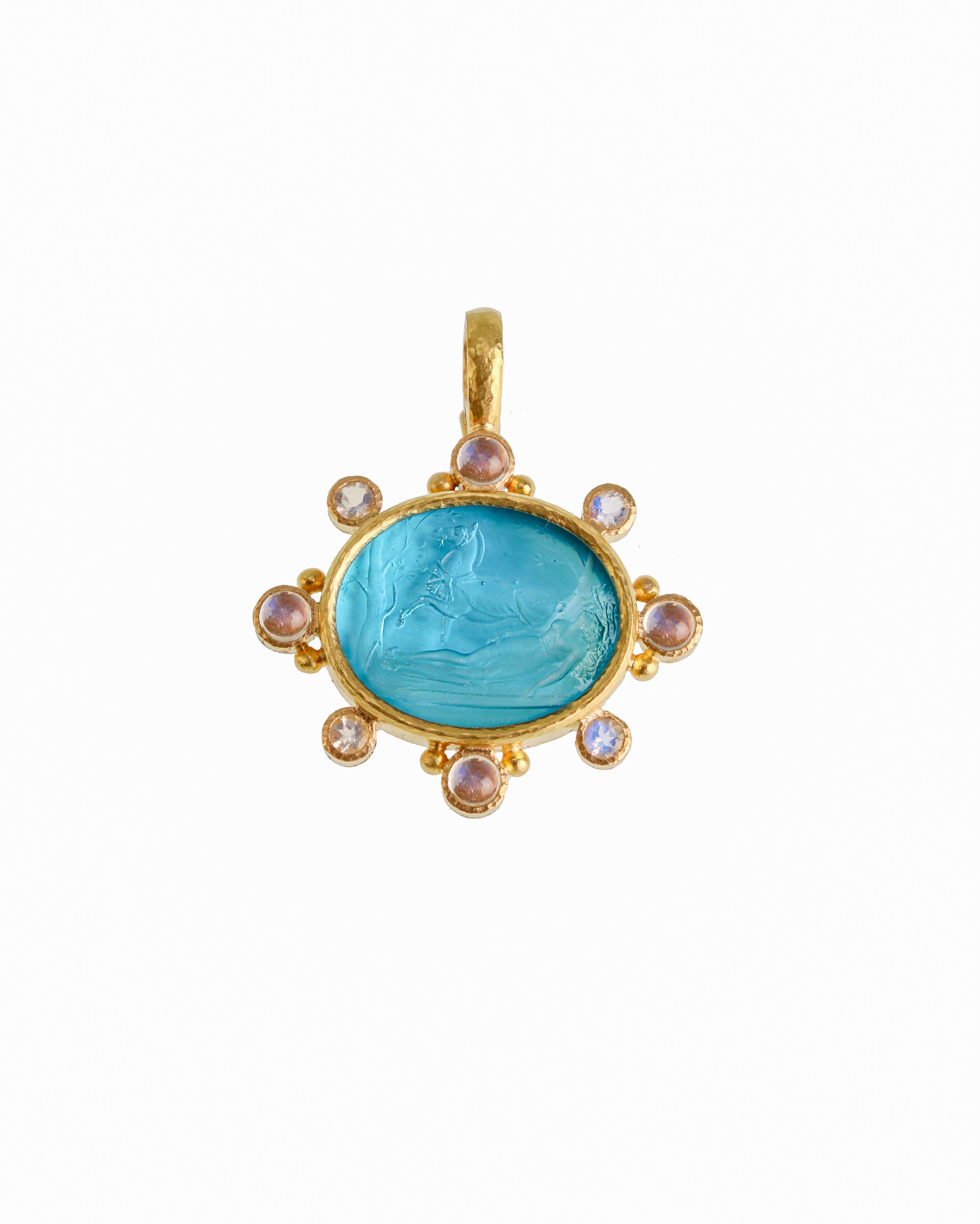 'Horse with Sleeping Maiden' Pendant