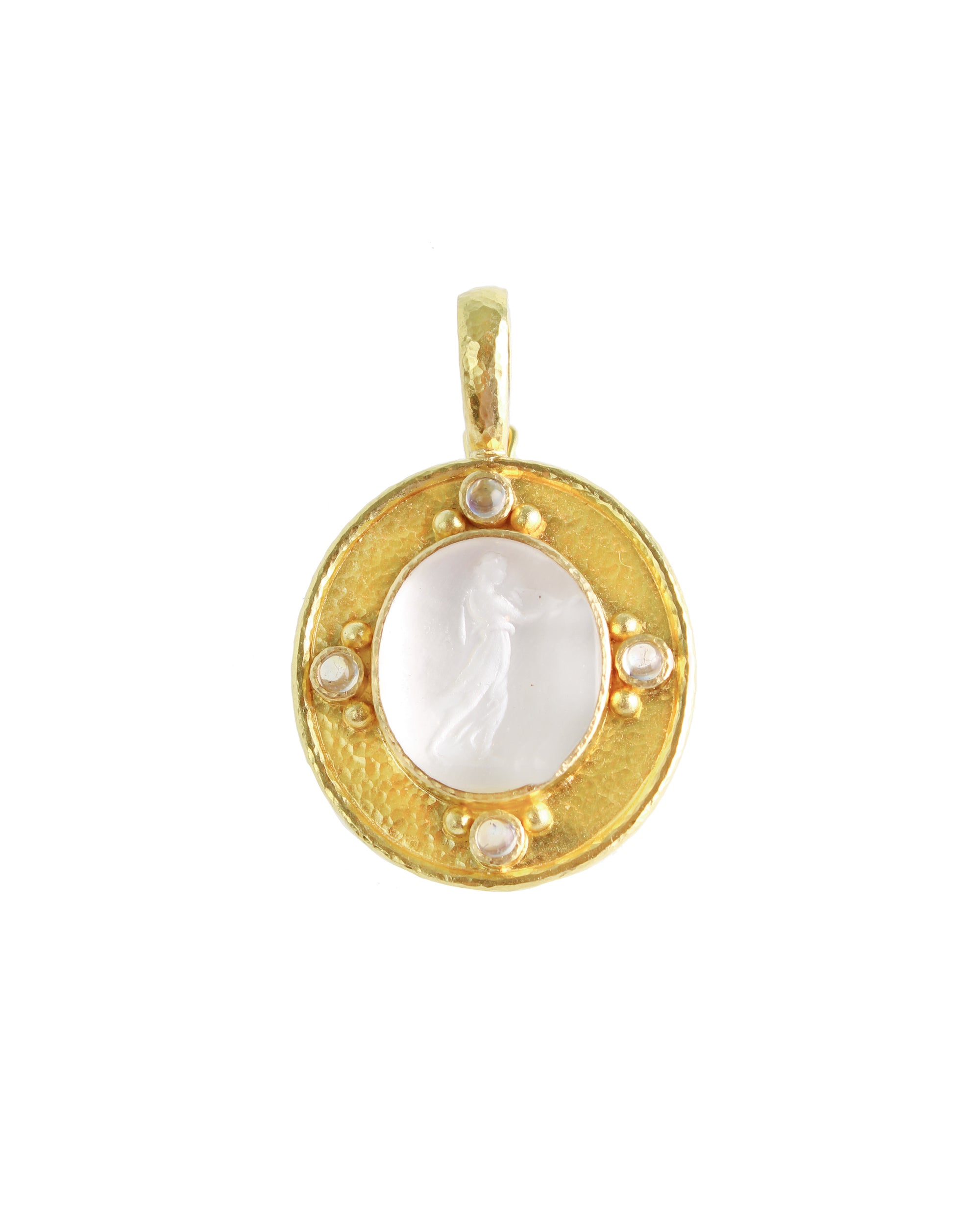 Crystal 'Cabochon Temple Dancer'  Pendant